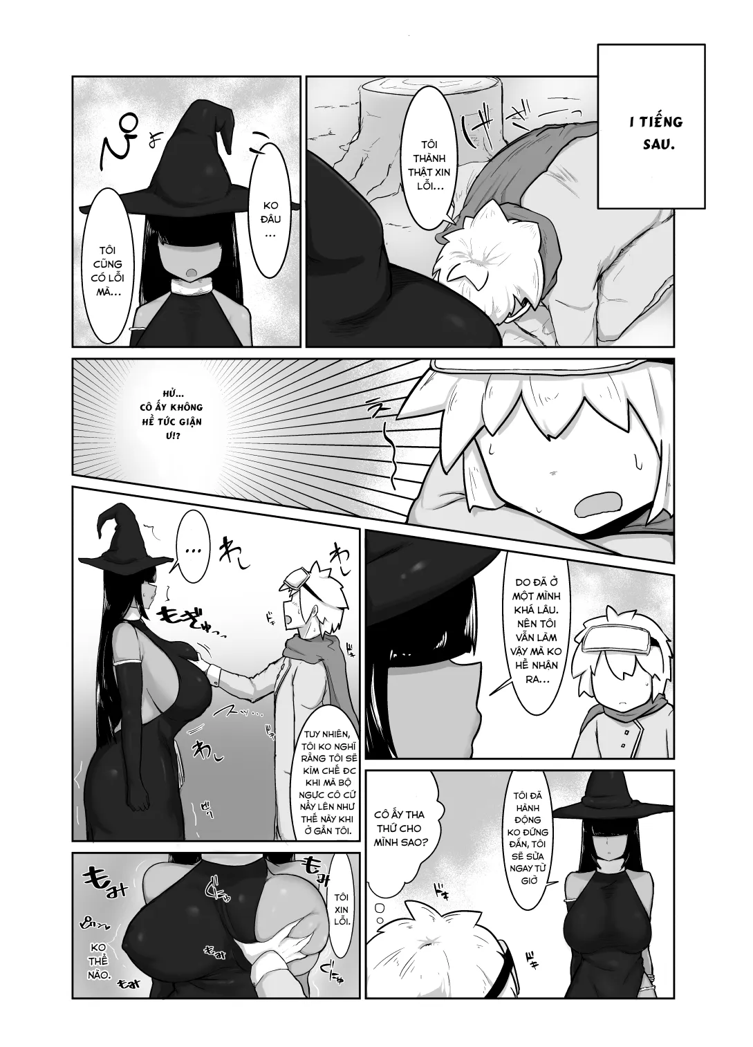 HentaiVN.net - Ảnh 9 - Chu du Thị trấn Địt cùng Bạn địt mới 2 [Party ni Yatotta Mahoutsukai ni Musekinin Tanetsuke Suru Hanashi] - Chap 1