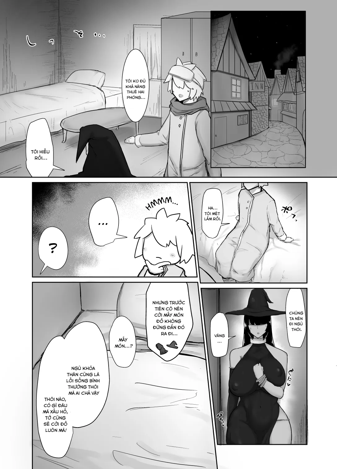 HentaiVN.net - Ảnh 11 - Chu du Thị trấn Địt cùng Bạn địt mới 2 [Party ni Yatotta Mahoutsukai ni Musekinin Tanetsuke Suru Hanashi] - Chap 1