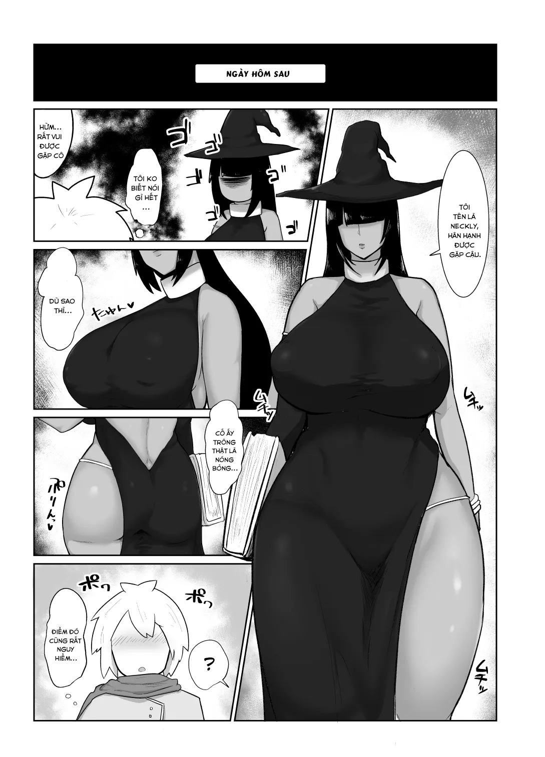 HentaiVN.net - Ảnh 6 - Chu du Thị trấn Địt cùng Bạn địt mới 2 [Party ni Yatotta Mahoutsukai ni Musekinin Tanetsuke Suru Hanashi] - Chap 1