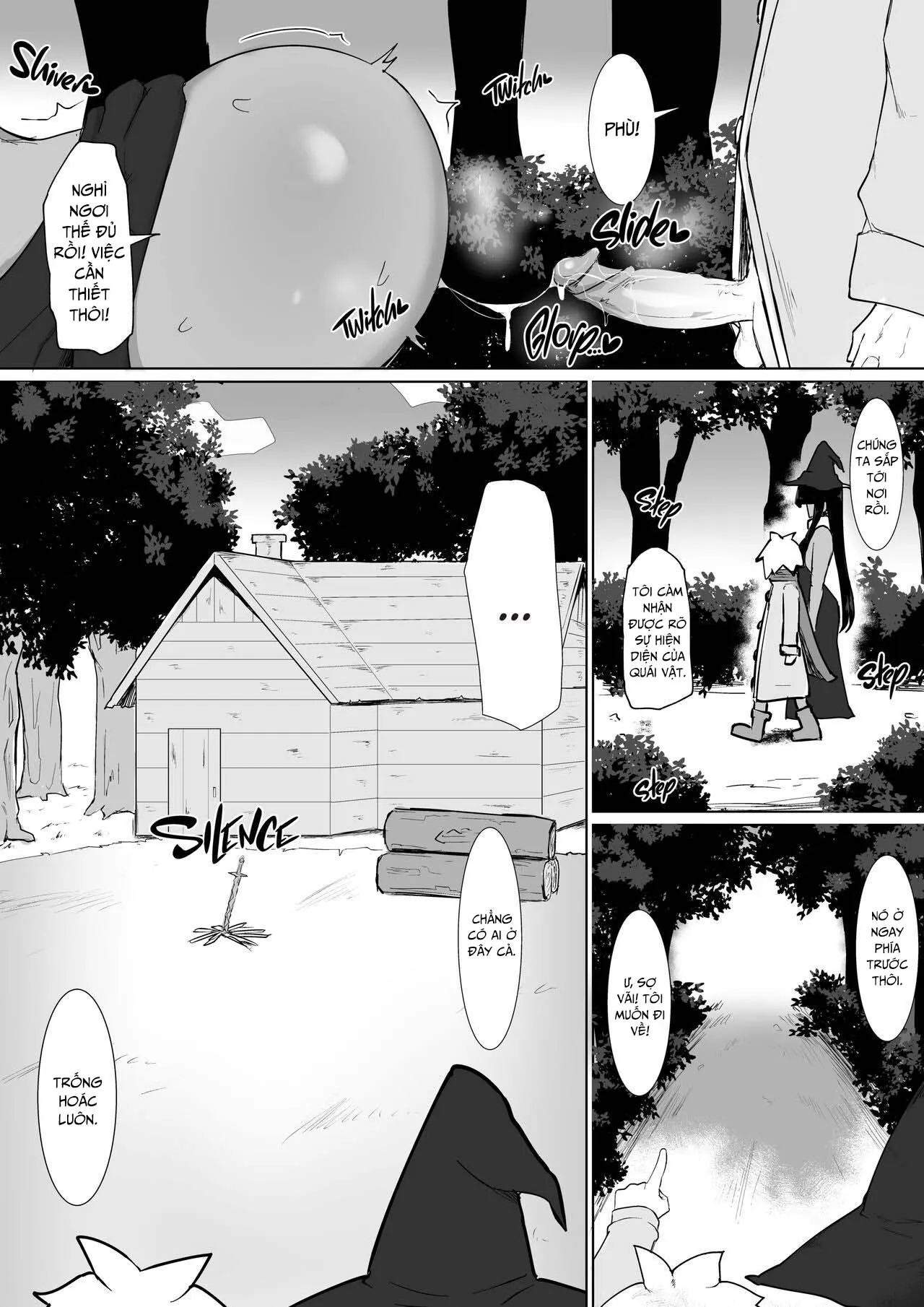 HentaiVN.net - Ảnh 3 - Chu du Thị trấn Địt cùng Bạn địt mới 2 [Party ni Yatotta Mahoutsukai ni Musekinin Tanetsuke Suru Hanashi] - Chap 2