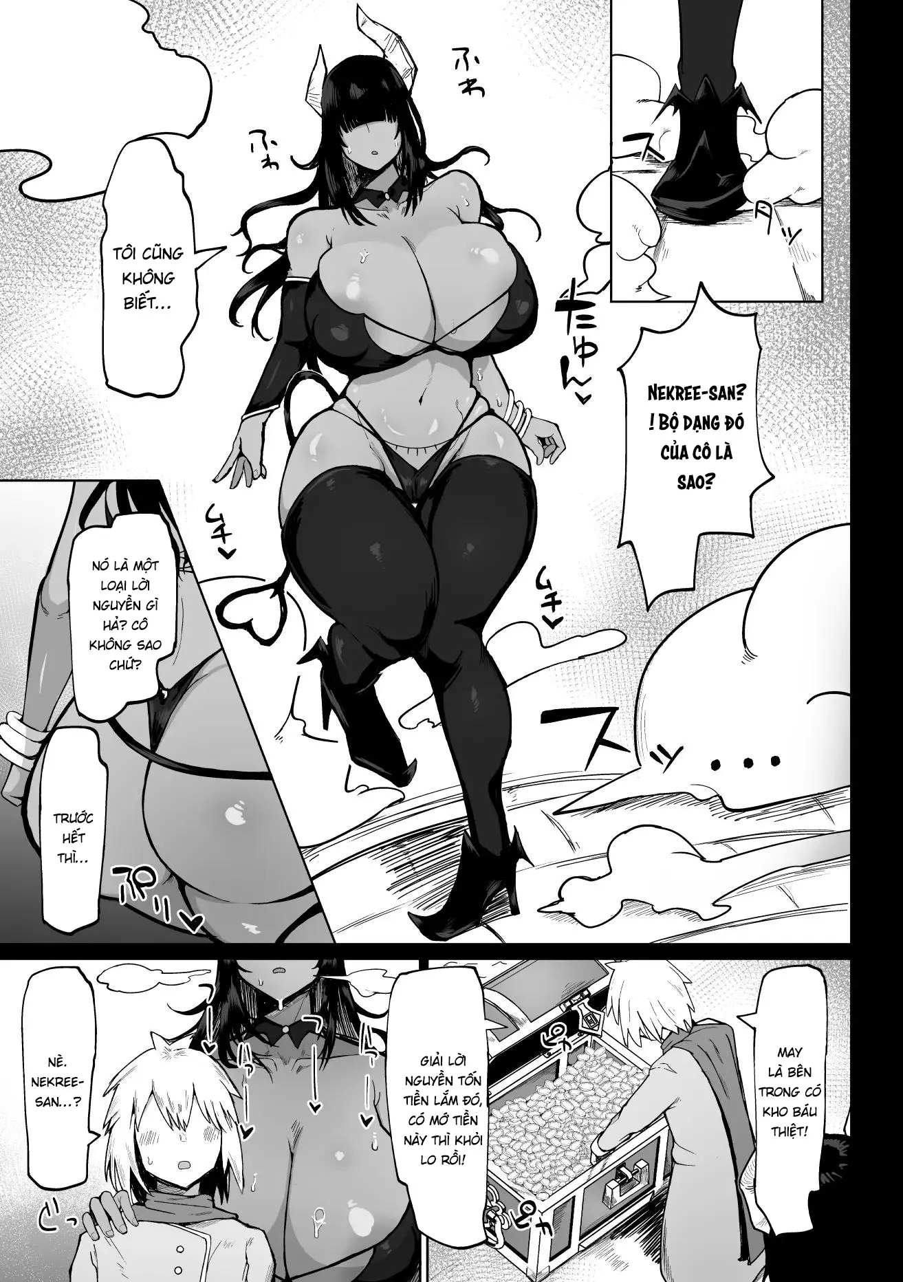 HentaiVN.net - Ảnh 11 - Chu du Thị trấn Địt cùng Bạn địt mới 2 [Party ni Yatotta Mahoutsukai ni Musekinin Tanetsuke Suru Hanashi] - Chap 3