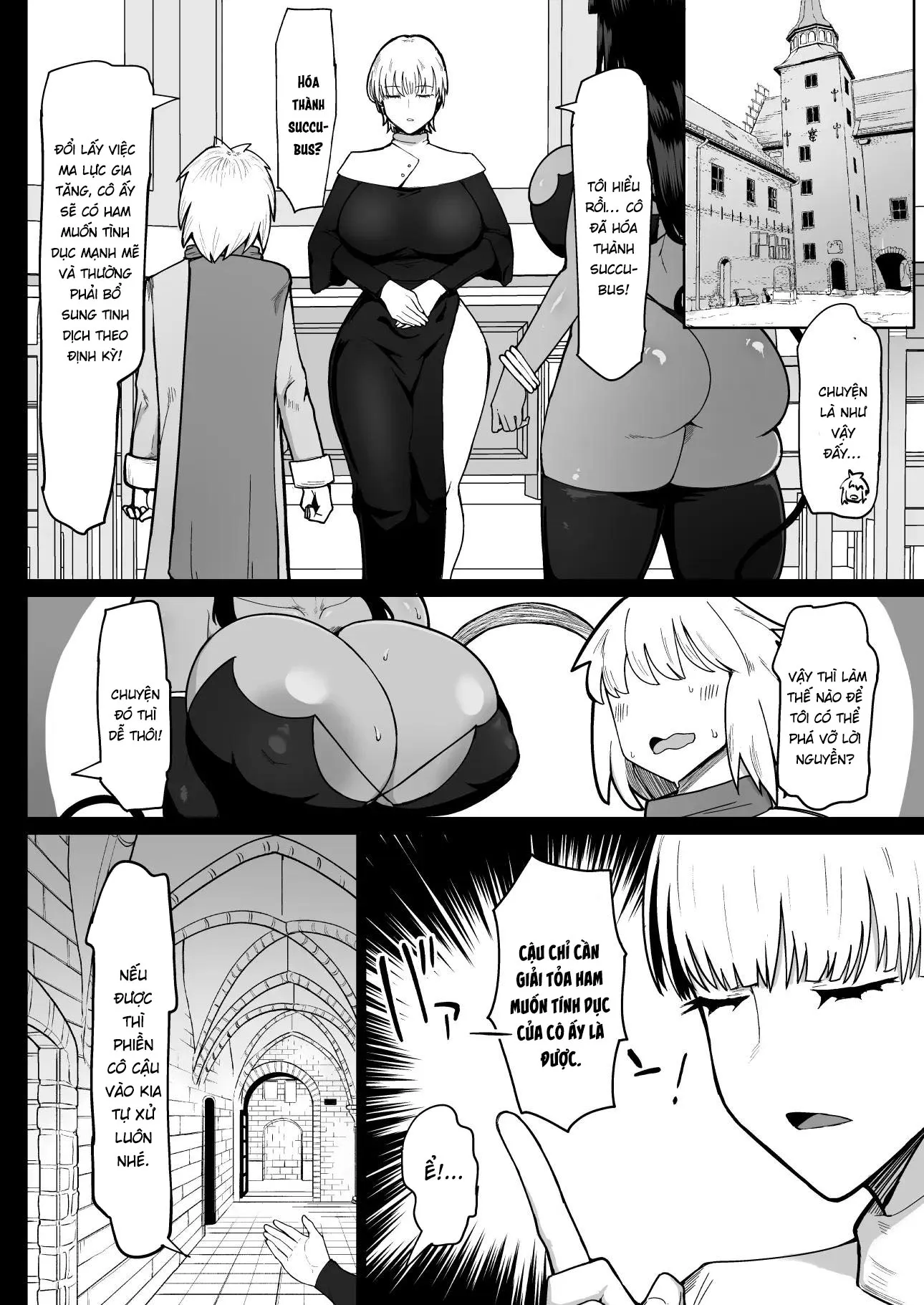 HentaiVN.net - Ảnh 22 - Chu du Thị trấn Địt cùng Bạn địt mới 2 [Party ni Yatotta Mahoutsukai ni Musekinin Tanetsuke Suru Hanashi] - Chap 3
