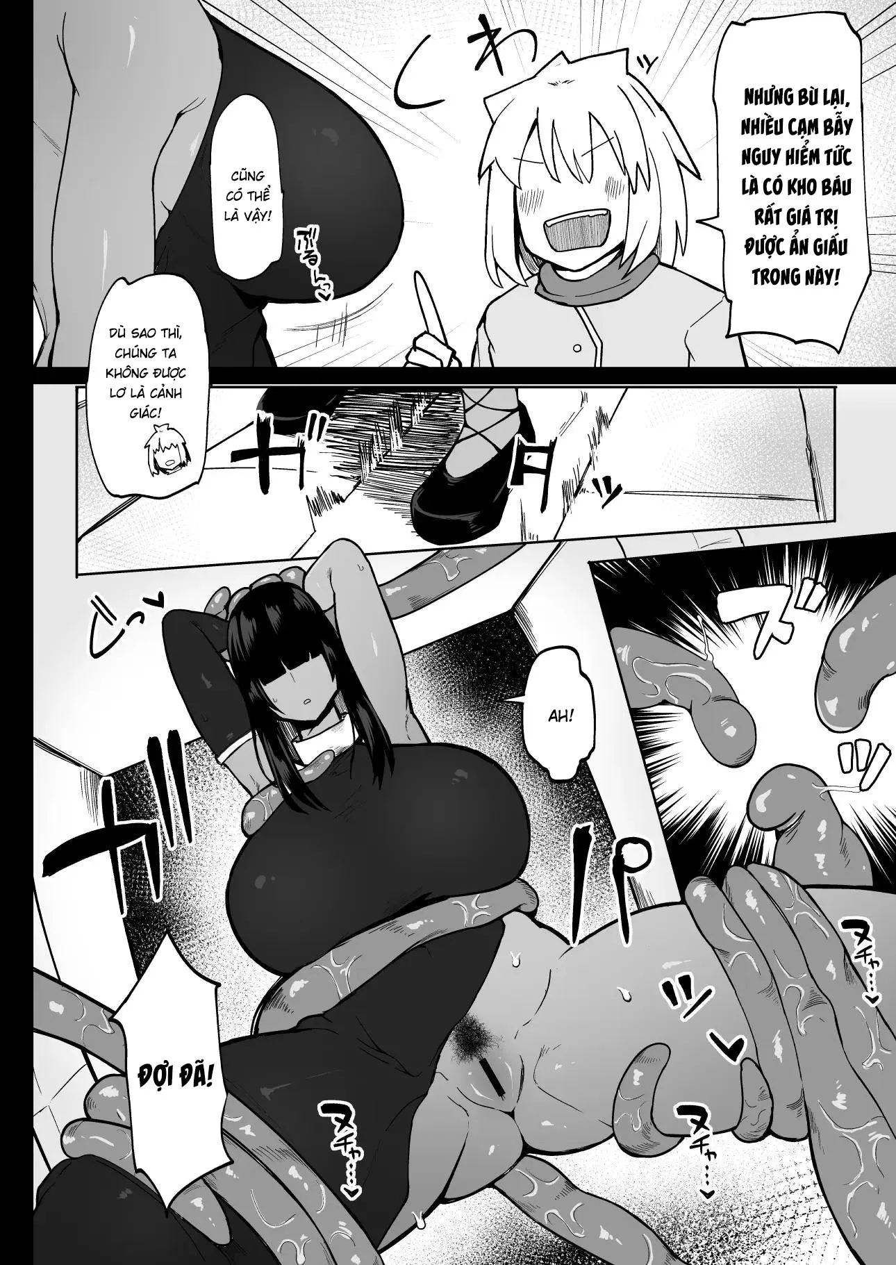 HentaiVN.net - Ảnh 4 - Chu du Thị trấn Địt cùng Bạn địt mới 2 [Party ni Yatotta Mahoutsukai ni Musekinin Tanetsuke Suru Hanashi] - Chap 3
