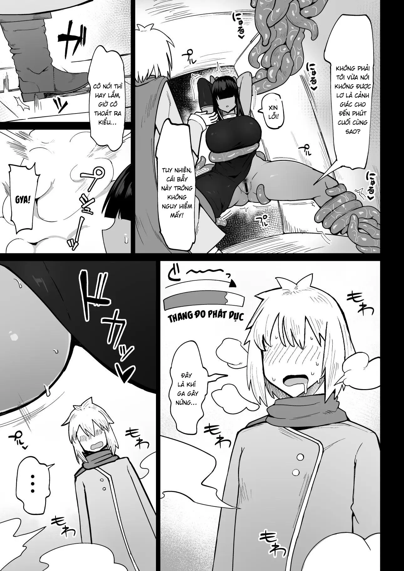 HentaiVN.net - Ảnh 5 - Chu du Thị trấn Địt cùng Bạn địt mới 2 [Party ni Yatotta Mahoutsukai ni Musekinin Tanetsuke Suru Hanashi] - Chap 3