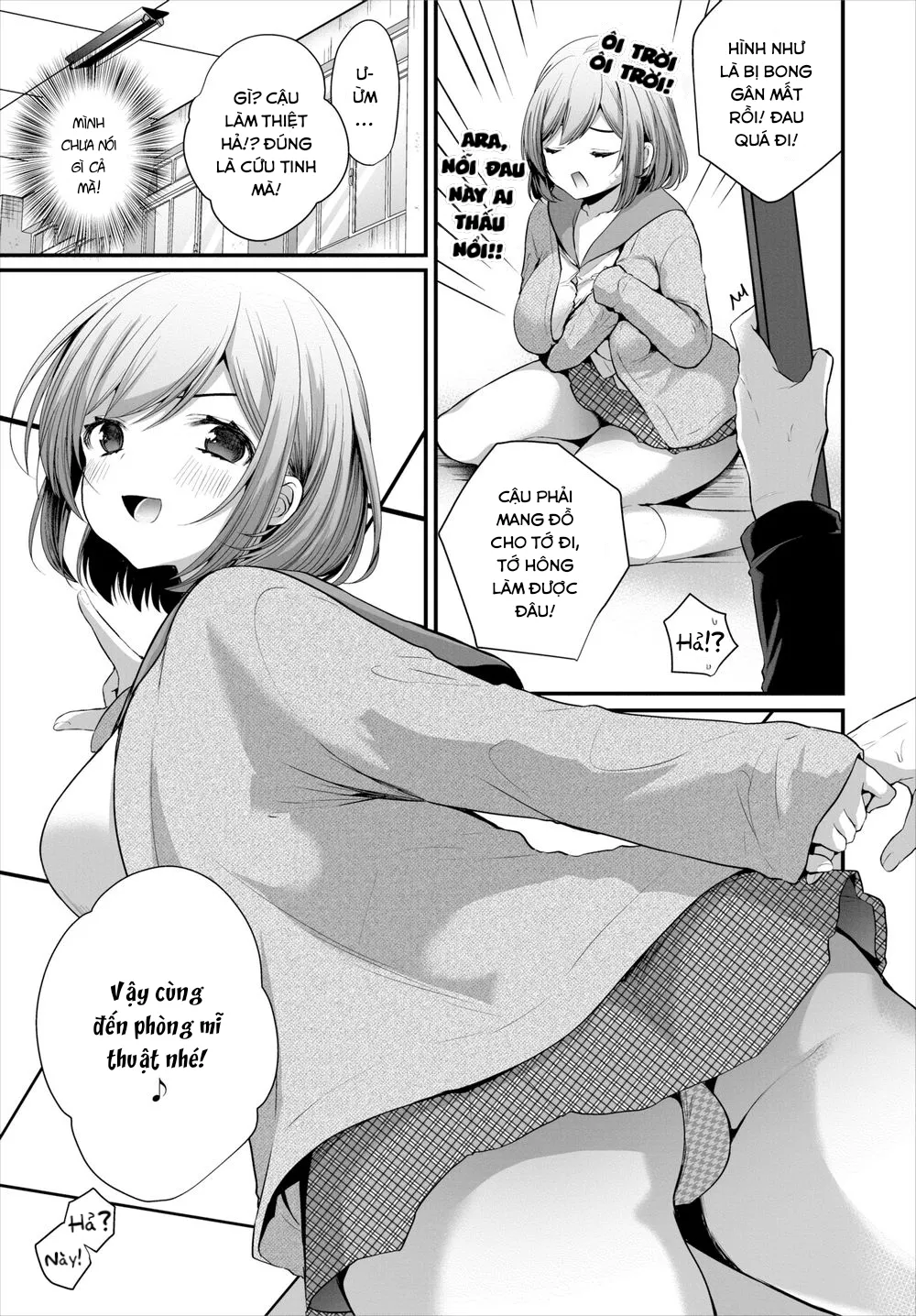 HentaiVN.net - Ảnh 6 - Gái Ngoan Lớp Tôi Hoá Ra Lại Là Dâm Nữ!? - Chap 2 - Tiền Bối