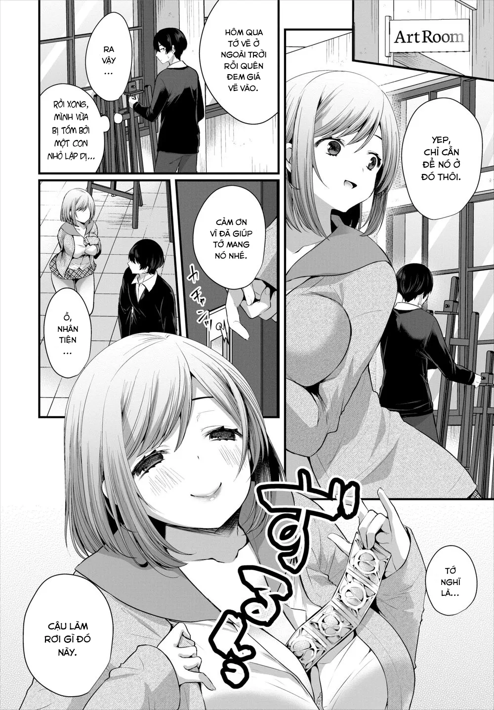 HentaiVN.net - Ảnh 7 - Gái Ngoan Lớp Tôi Hoá Ra Lại Là Dâm Nữ!? - Chap 2 - Tiền Bối