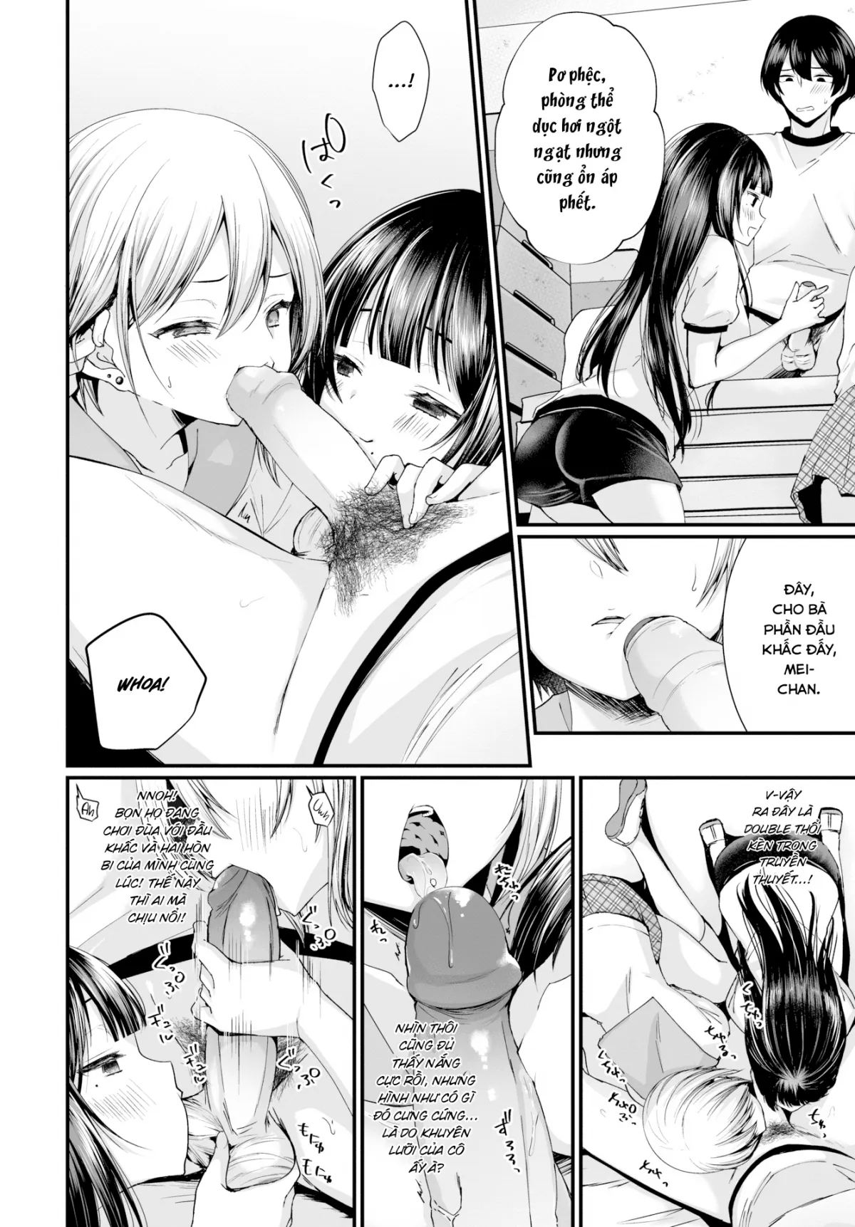 HentaiVN.net - Ảnh 7 - Gái Ngoan Lớp Tôi Hoá Ra Lại Là Dâm Nữ!? - Chap 3 - Lớp Trưởng & Nhỏ Đầu Gấu