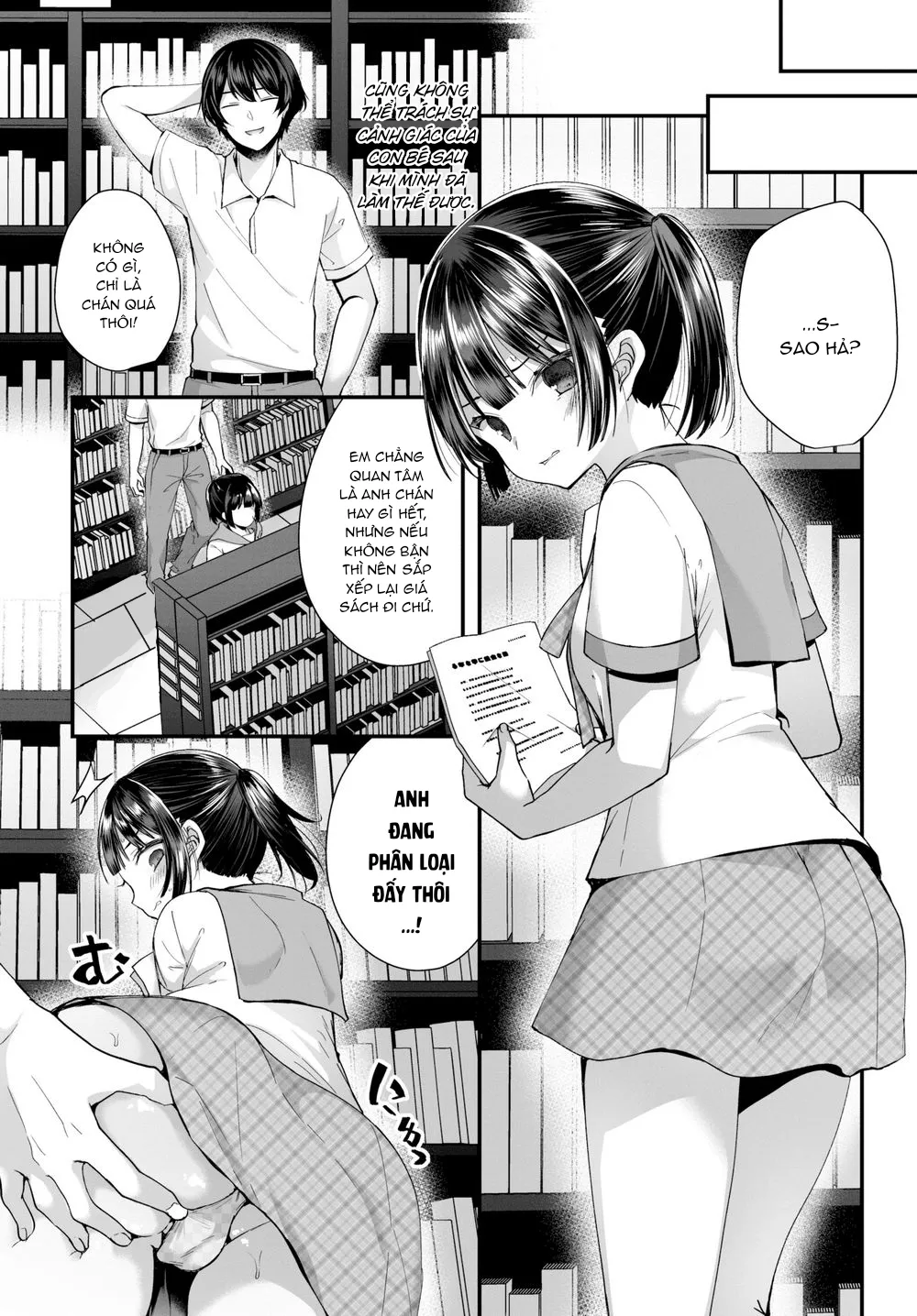 HentaiVN.net - Ảnh 12 - Gái Ngoan Lớp Tôi Hoá Ra Lại Là Dâm Nữ!? - Chap 4 - Hậu Bối
