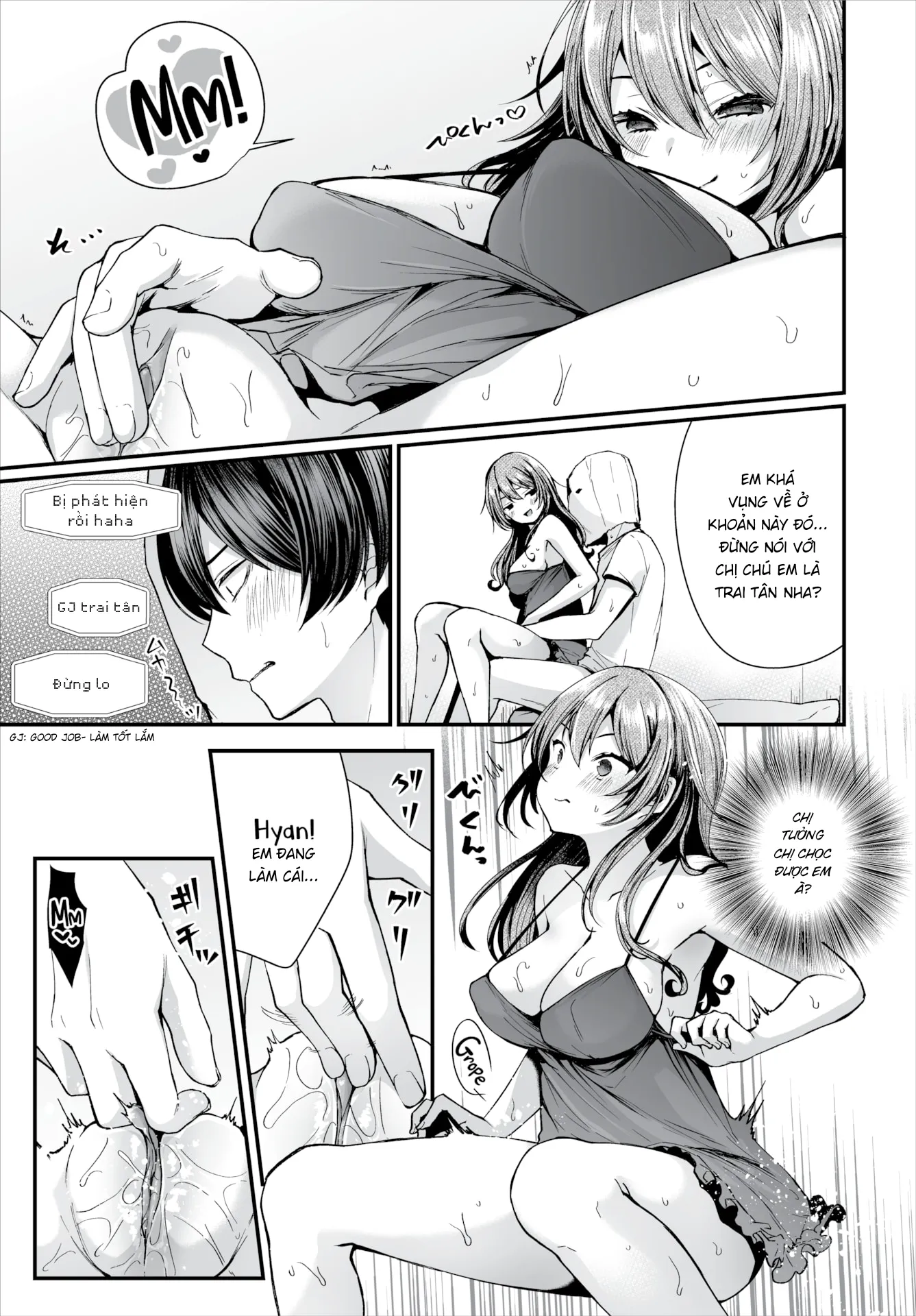 HentaiVN.net - Ảnh 11 - Gái Ngoan Lớp Tôi Hoá Ra Lại Là Dâm Nữ!? - Chap 5 - Chị Họ