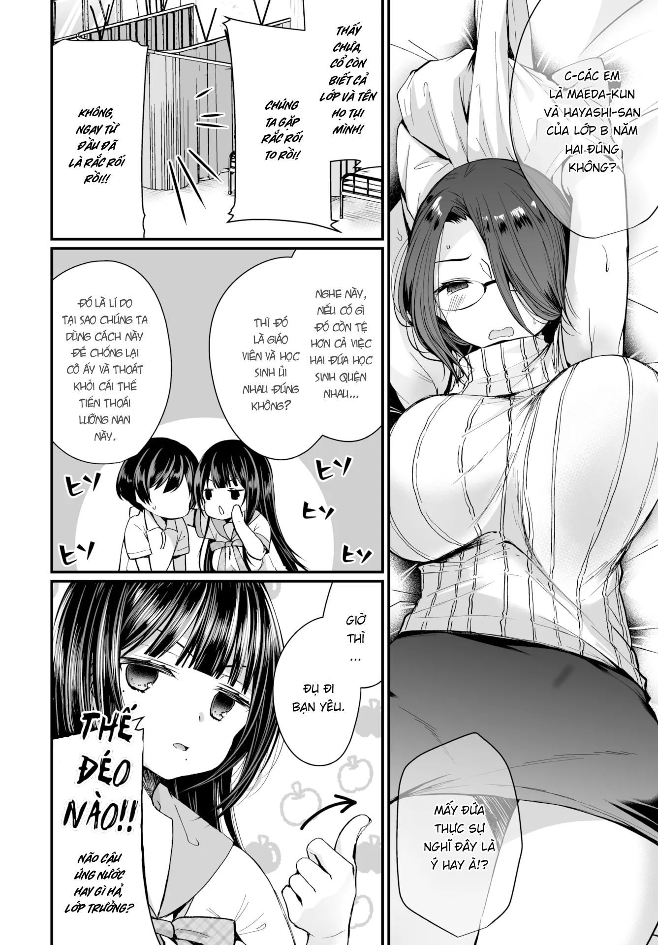 HentaiVN.net - Ảnh 10 - Gái Ngoan Lớp Tôi Hoá Ra Lại Là Dâm Nữ!? - Chap 6 - Sensei