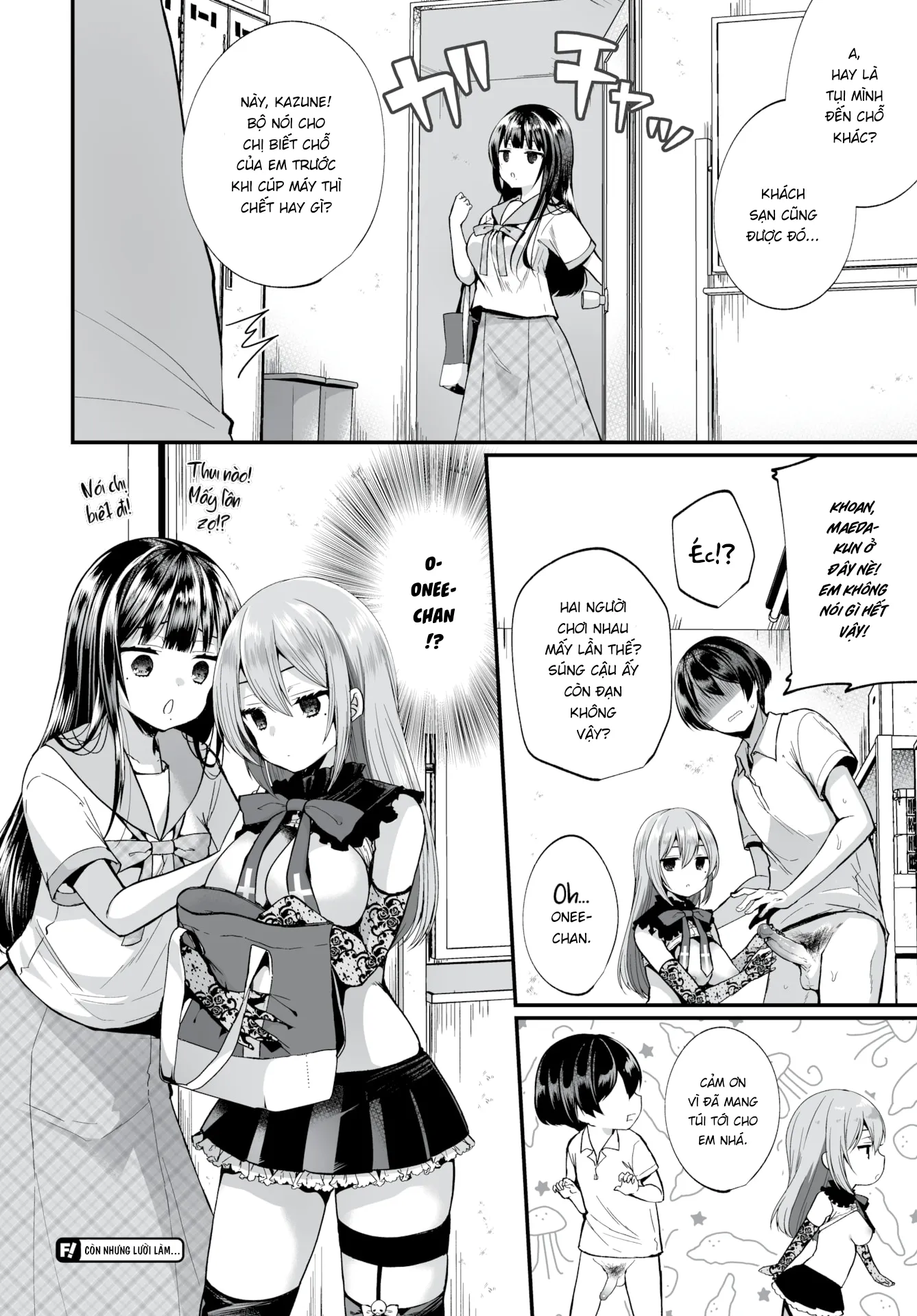 HentaiVN.net - Ảnh 22 - Gái Ngoan Lớp Tôi Hoá Ra Lại Là Dâm Nữ!? - Chap 7 - Em Gái