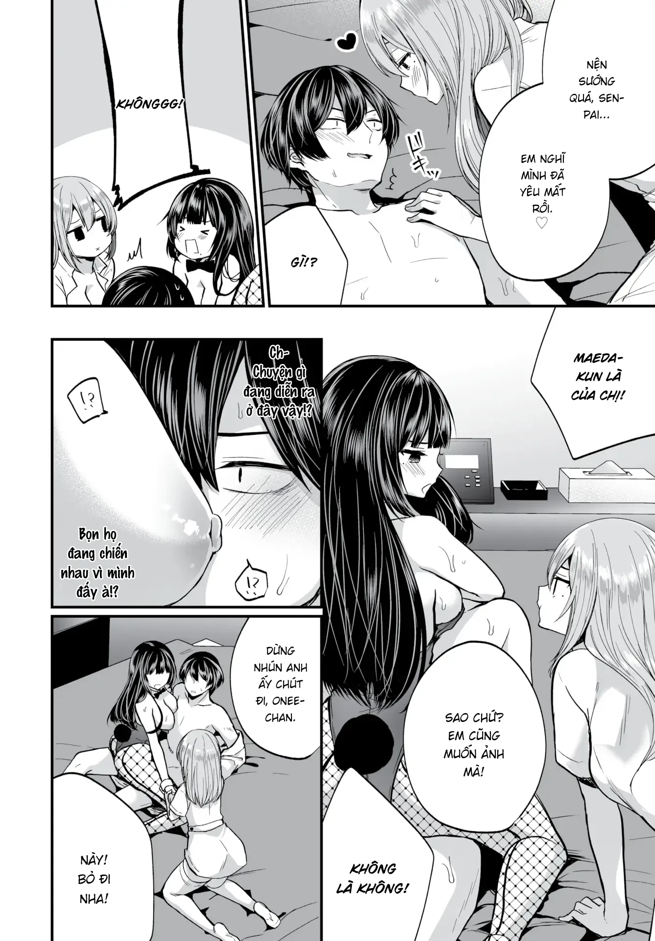 HentaiVN.net - Ảnh 16 - Gái Ngoan Lớp Tôi Hoá Ra Lại Là Dâm Nữ!? - Chap 8 - Chị Chị Em Em