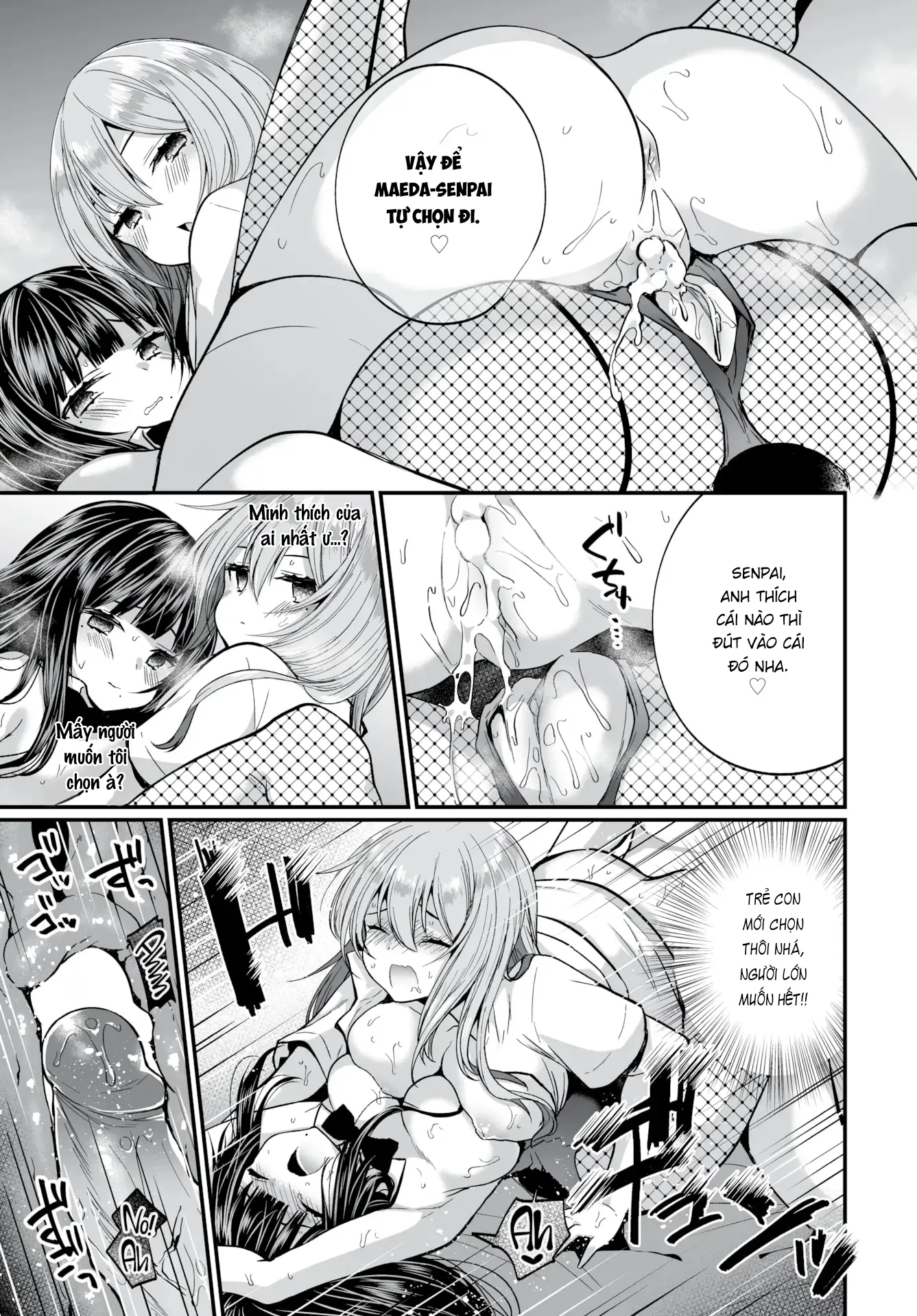 HentaiVN.net - Ảnh 17 - Gái Ngoan Lớp Tôi Hoá Ra Lại Là Dâm Nữ!? - Chap 8 - Chị Chị Em Em
