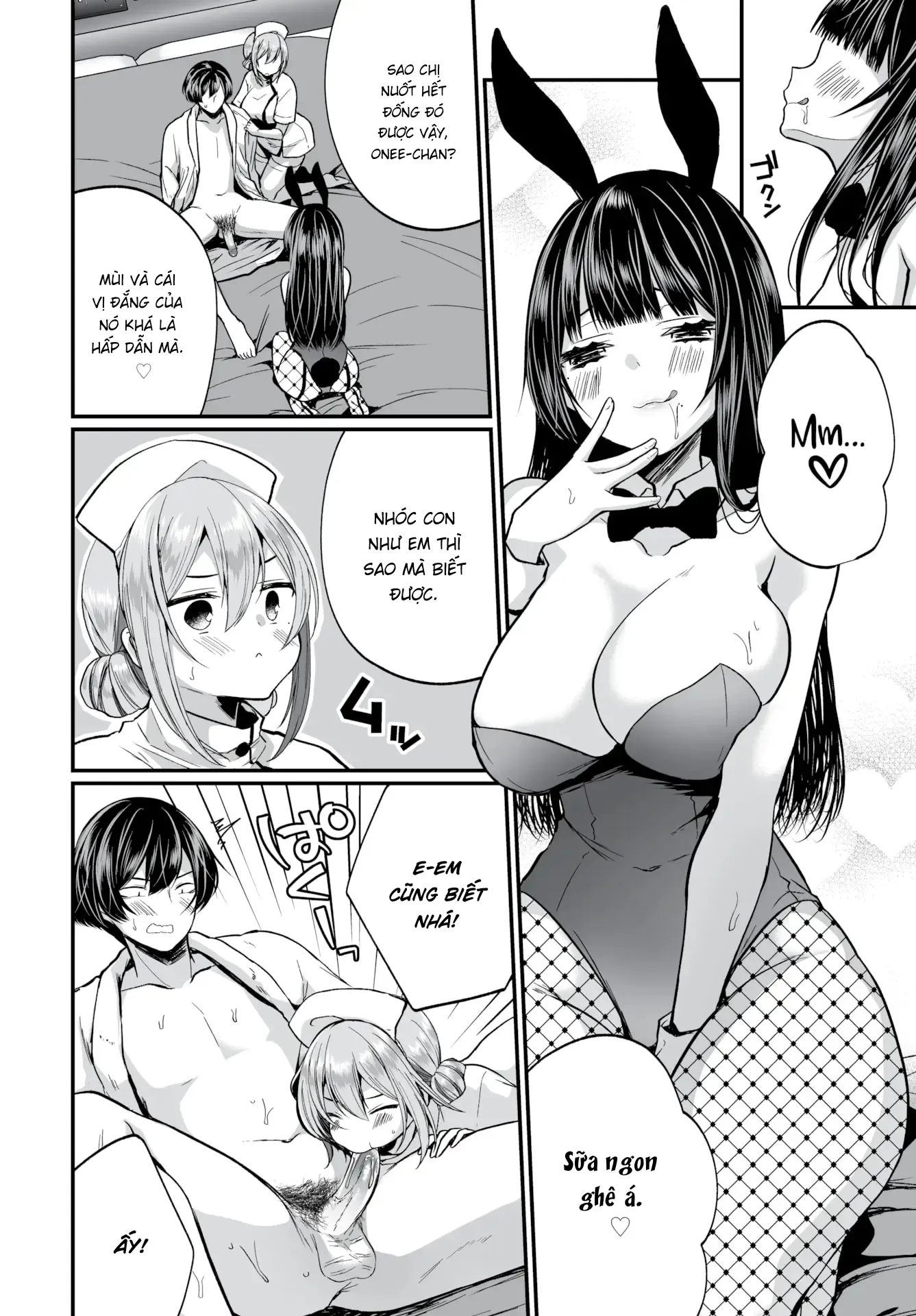 HentaiVN.net - Ảnh 8 - Gái Ngoan Lớp Tôi Hoá Ra Lại Là Dâm Nữ!? - Chap 8 - Chị Chị Em Em