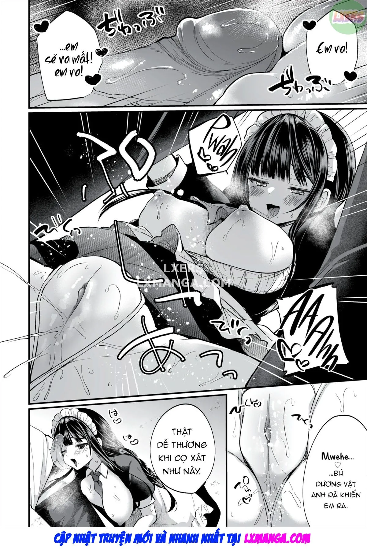 HentaiVN.net - Ảnh 12 - Gái Ngoan Lớp Tôi Hoá Ra Lại Là Dâm Nữ!? - Chap 12 - END