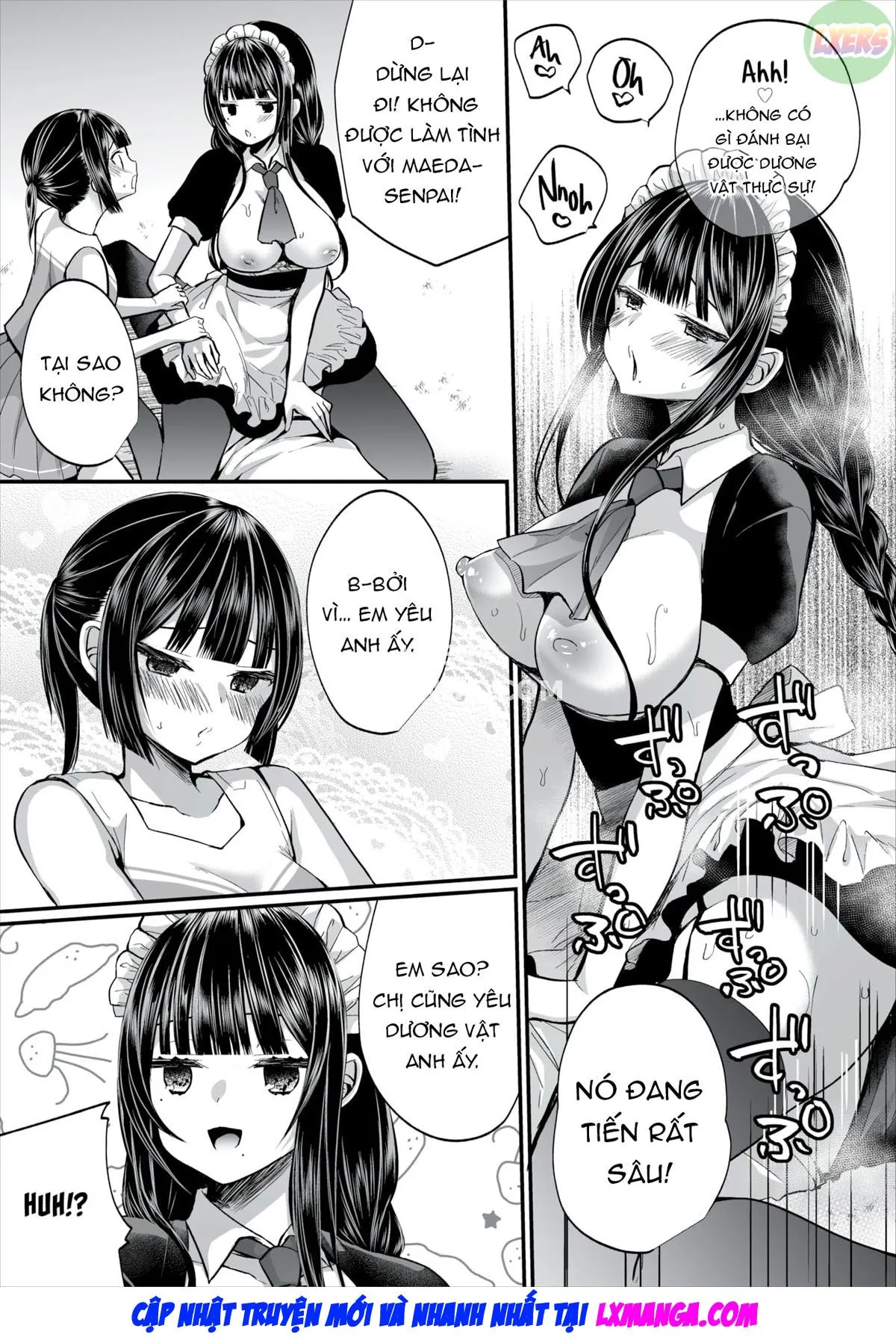 HentaiVN.net - Ảnh 15 - Gái Ngoan Lớp Tôi Hoá Ra Lại Là Dâm Nữ!? - Chap 12 - END