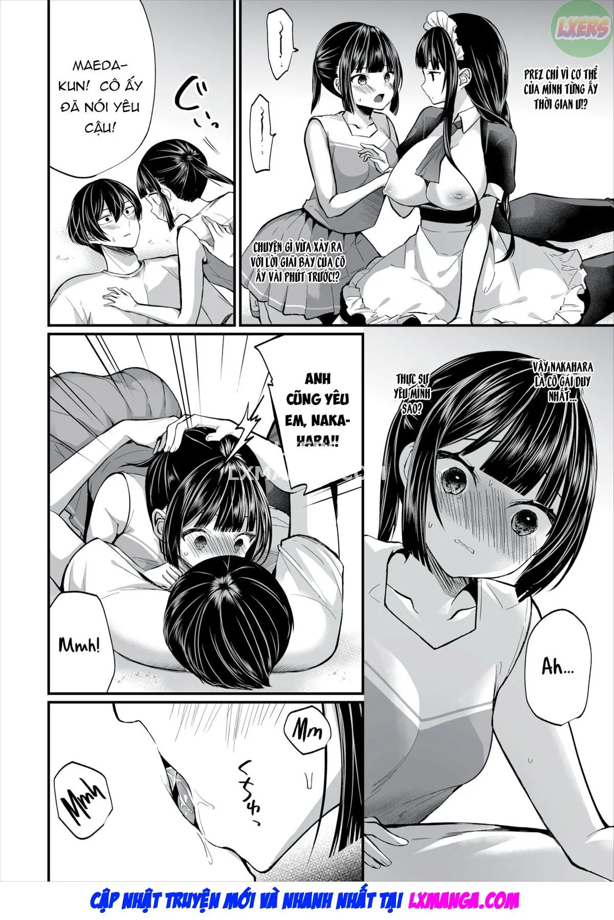 HentaiVN.net - Ảnh 16 - Gái Ngoan Lớp Tôi Hoá Ra Lại Là Dâm Nữ!? - Chap 12 - END