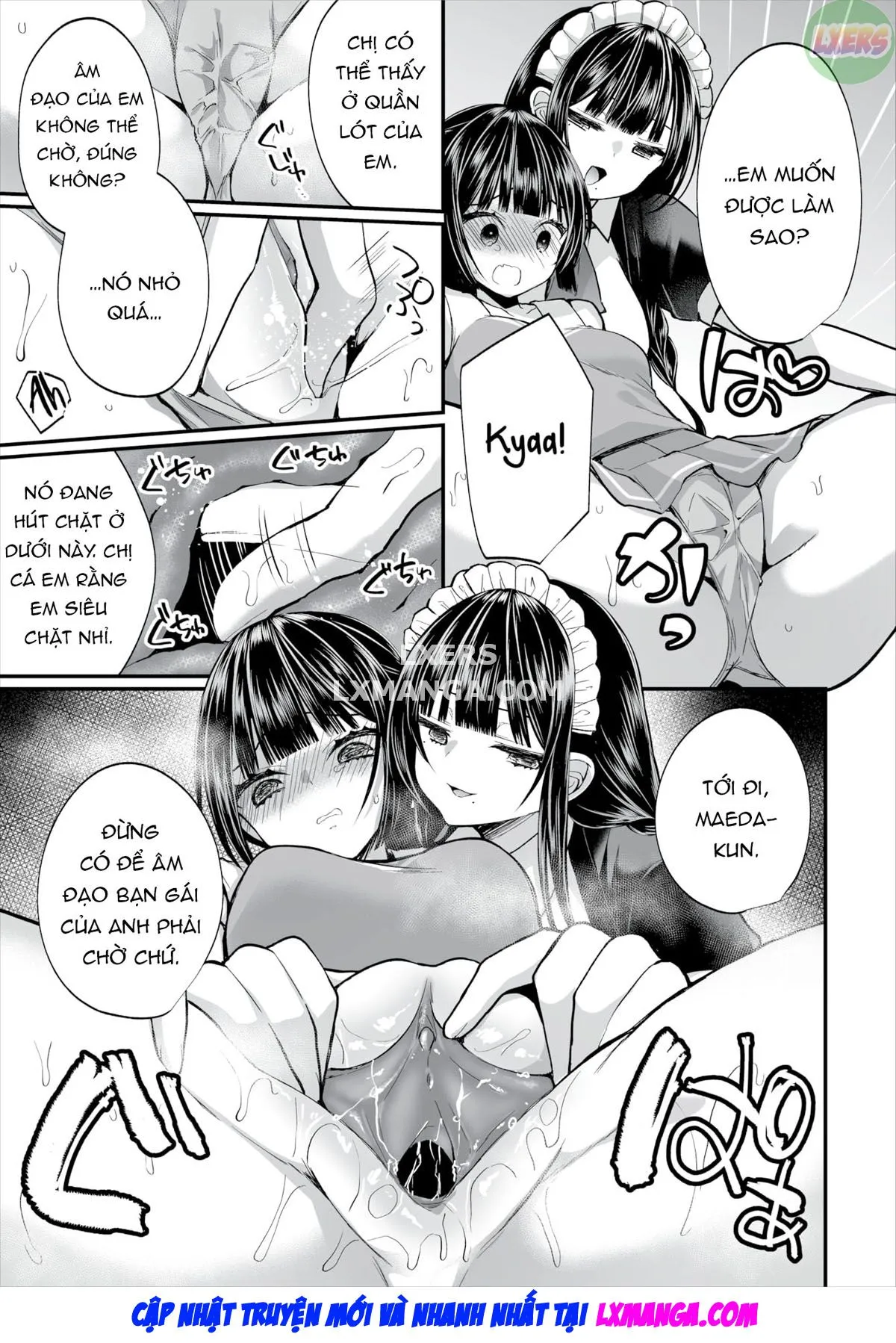 HentaiVN.net - Ảnh 19 - Gái Ngoan Lớp Tôi Hoá Ra Lại Là Dâm Nữ!? - Chap 12 - END