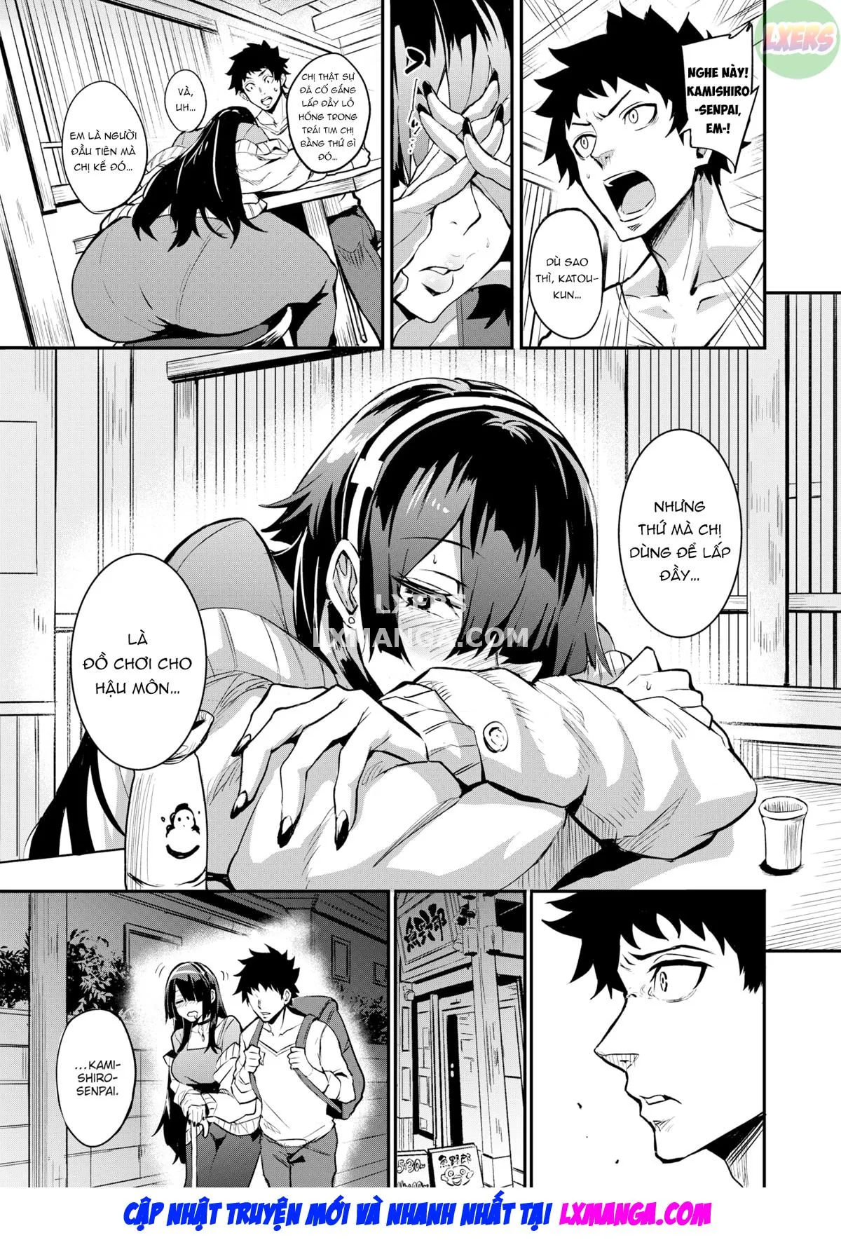 HentaiVN.net - Ảnh 10 - Crush-senpai mê dutdit - Chap 1
