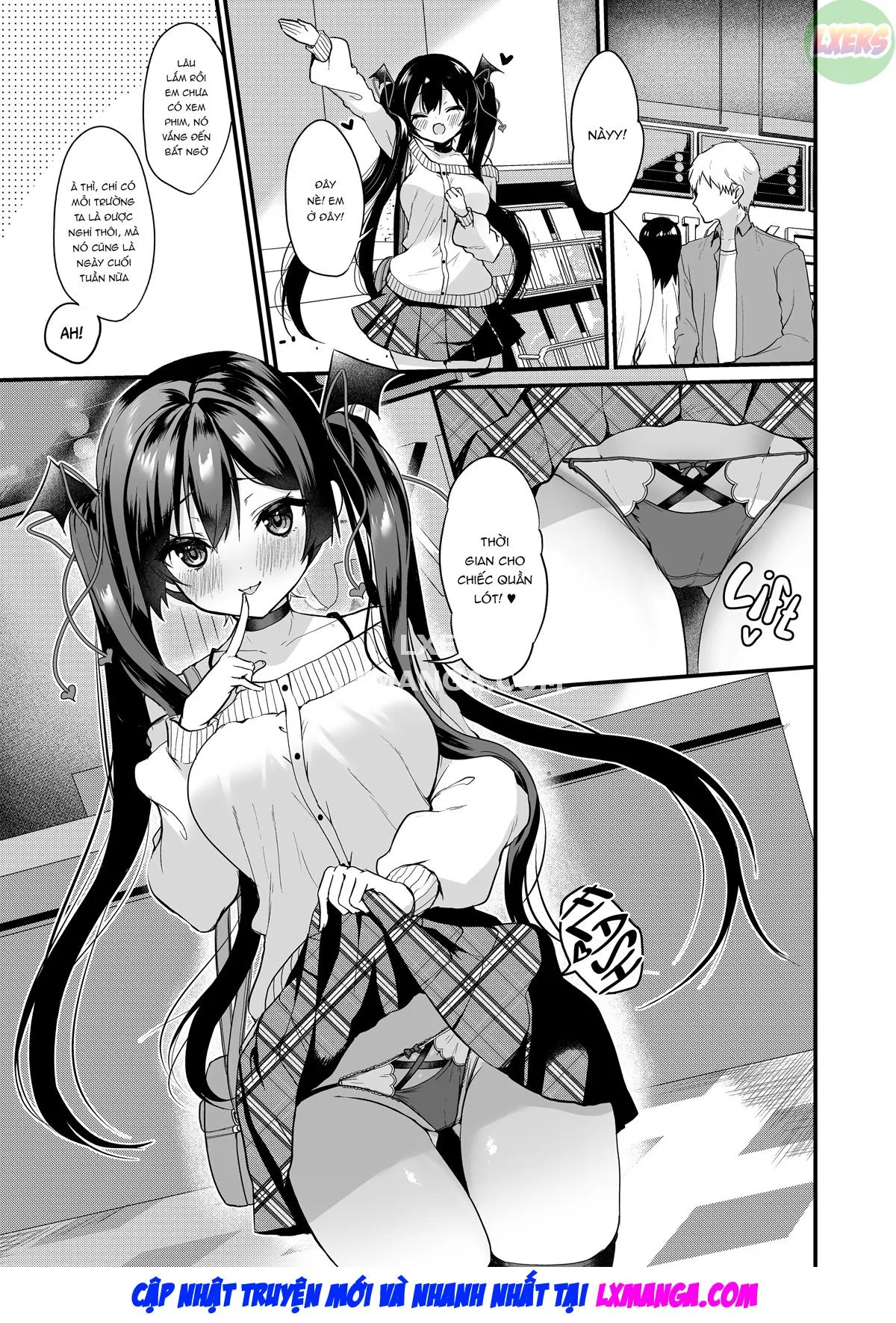 HentaiVN.net - Ảnh 7 - Succubus' Plan - Chap 4 - Plan D! - Fun In the Ladies Room!