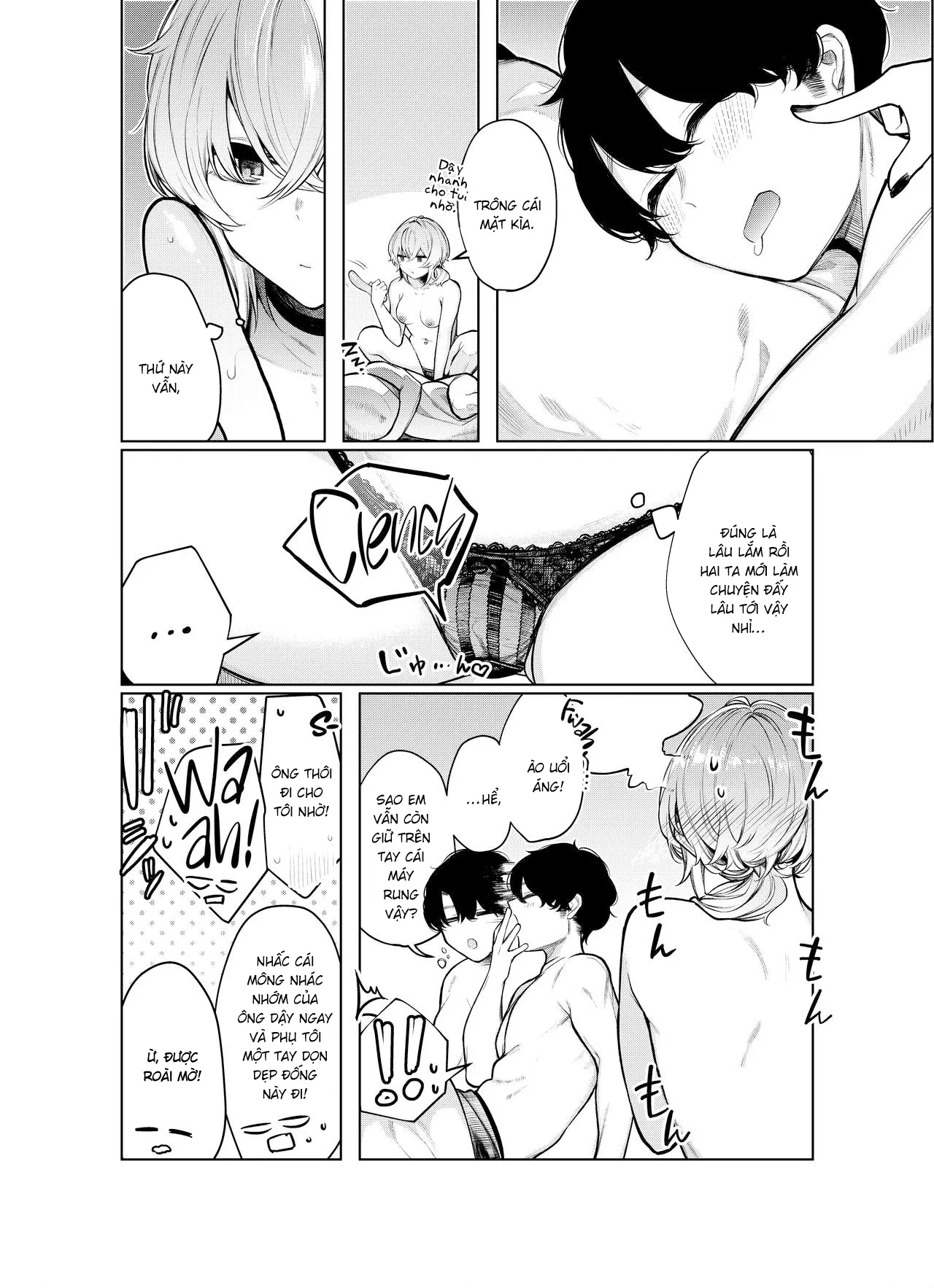 HentaiVN.net - Ảnh 38 - Đụ em Giang Hồ-chan khiến tôi nổ cặc. [Furyouppoi Kanojo to Daradara Omocha de Mou Ikkai] - Oneshot - Có che