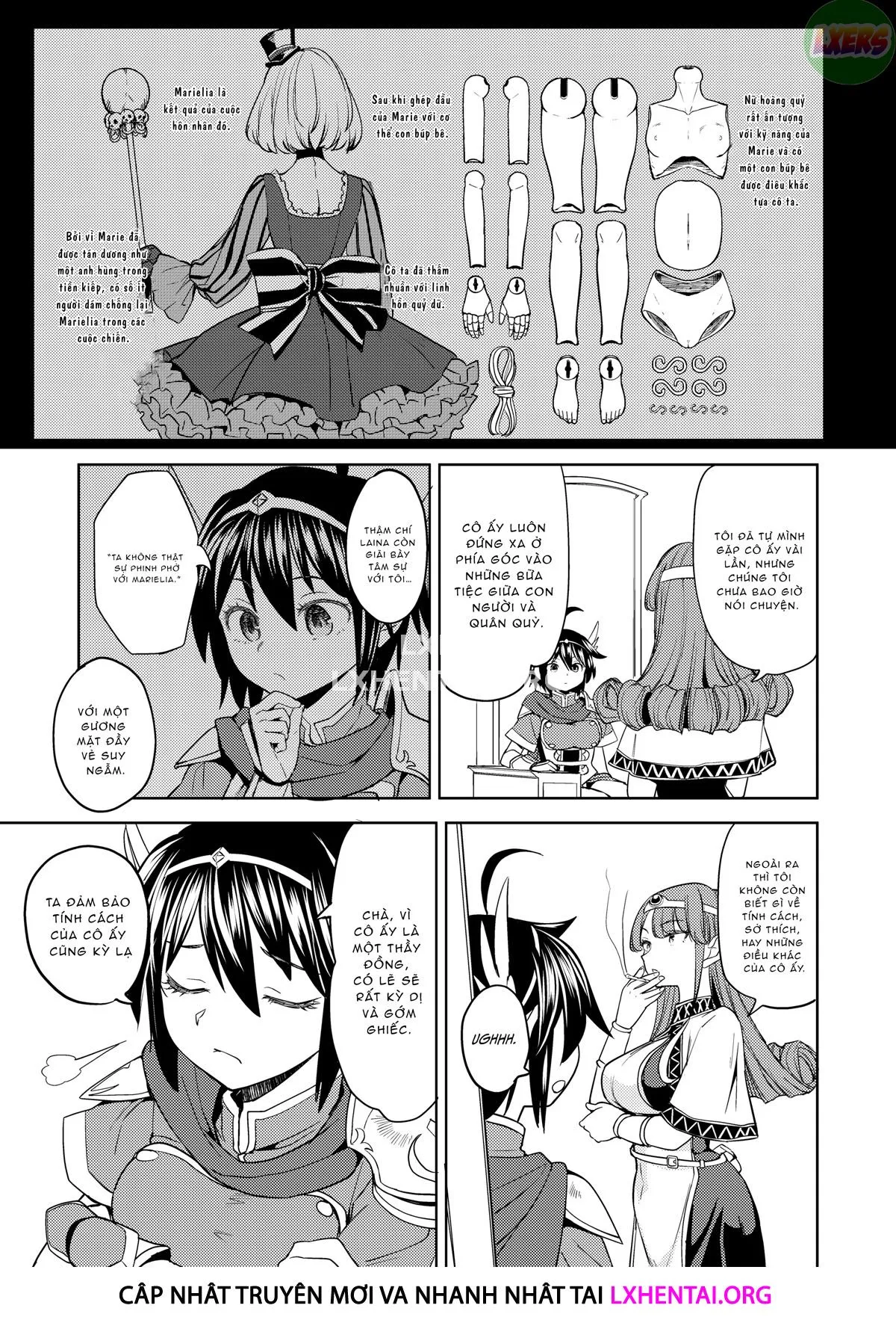 HentaiVN.net - Ảnh 8 - Reincarnated As A Female Hero Who Seems To Have 5 Demon Wives [Onna Yuusha Ni Tensei Shitara Mazoku No Tsuma Ga 5-Nin Mo Irurashii] - Chap 4