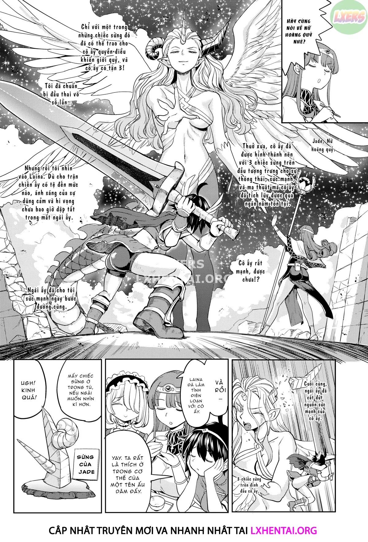 HentaiVN.net - Ảnh 8 - Reincarnated As A Female Hero Who Seems To Have 5 Demon Wives [Onna Yuusha Ni Tensei Shitara Mazoku No Tsuma Ga 5-Nin Mo Irurashii] - Chap 5
