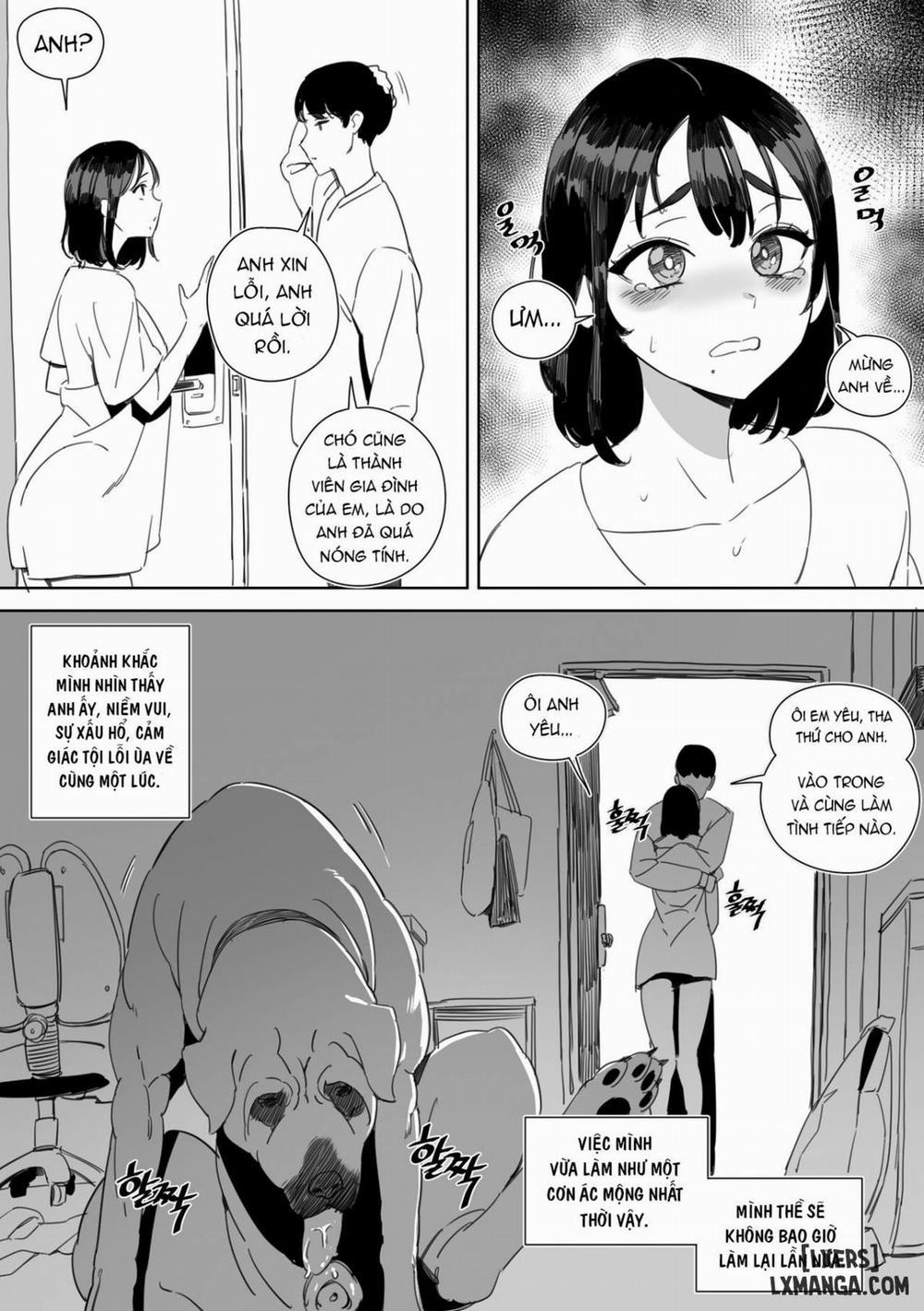 HentaiVN.net - Ảnh 11 - 여친 개한테 NTR 당하는 만화 - Oneshot