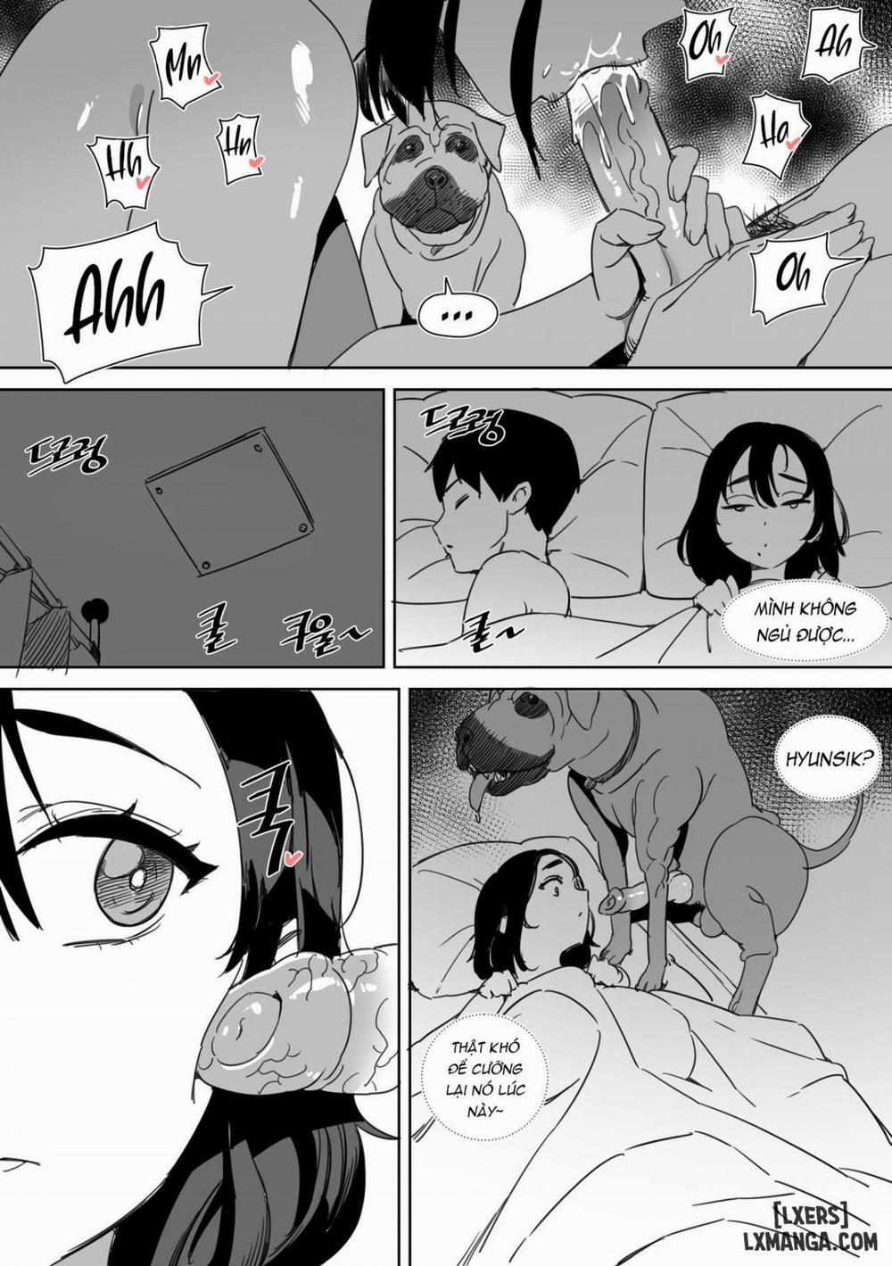 HentaiVN.net - Ảnh 18 - 여친 개한테 NTR 당하는 만화 - Oneshot