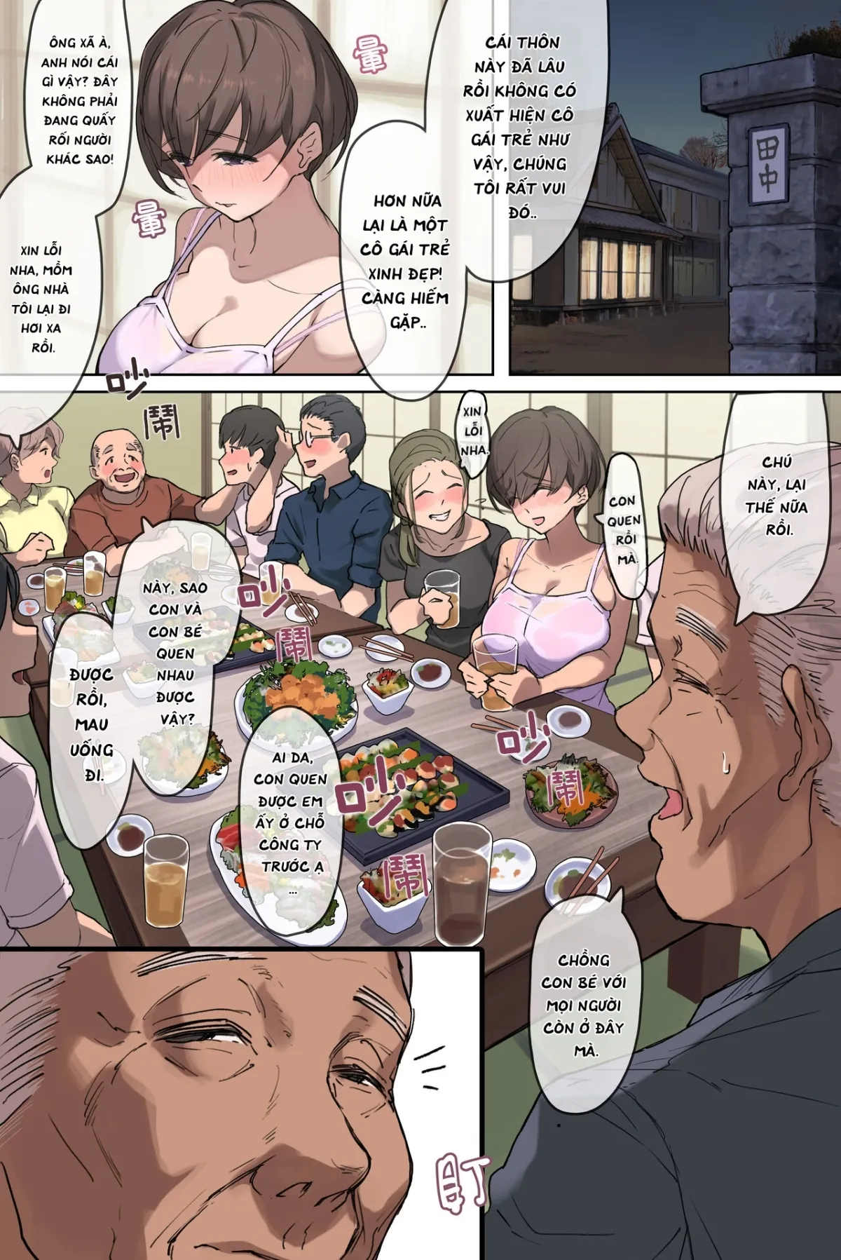 HentaiVN.net - Ảnh 8 - Bố chồng và nàng dâu. [農家の嫁と絶倫義父～嫁いだ先で待っていたのは手取り足取り種付け調教される日々でした～] - Chap 1