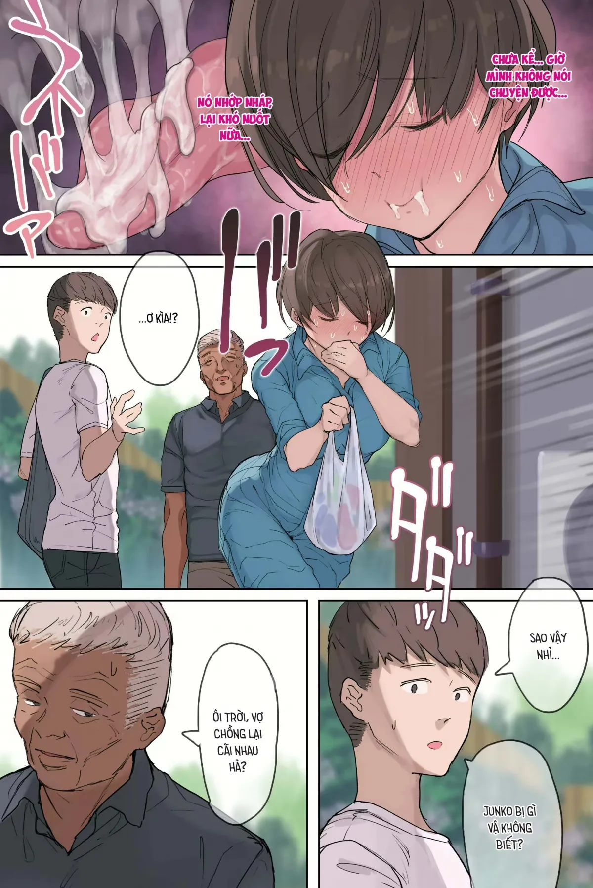 HentaiVN.net - Ảnh 12 - Bố chồng và nàng dâu. [農家の嫁と絶倫義父～嫁いだ先で待っていたのは手取り足取り種付け調教される日々でした～] - Chap 3