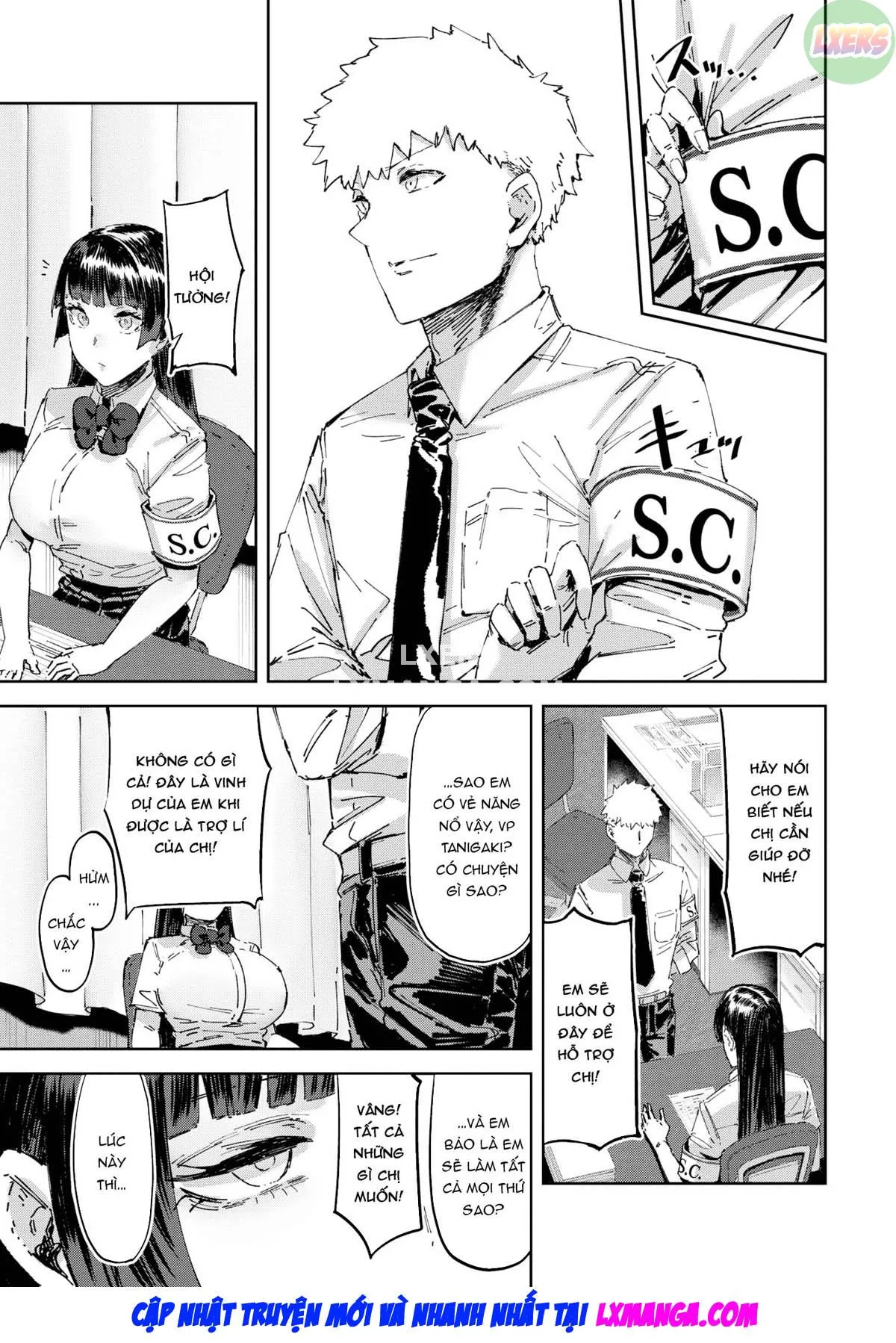 HentaiVN.net - Ảnh 6 - Kaichou datte Shitain desu - Oneshot