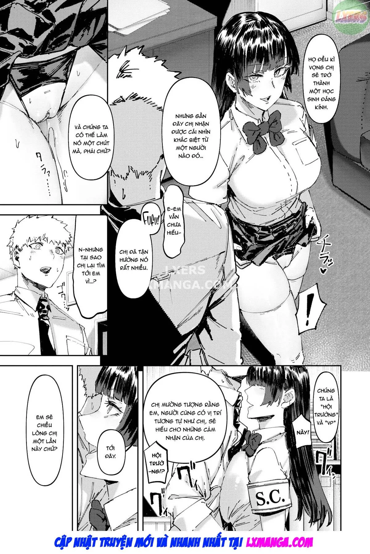 HentaiVN.net - Ảnh 8 - Kaichou datte Shitain desu - Oneshot