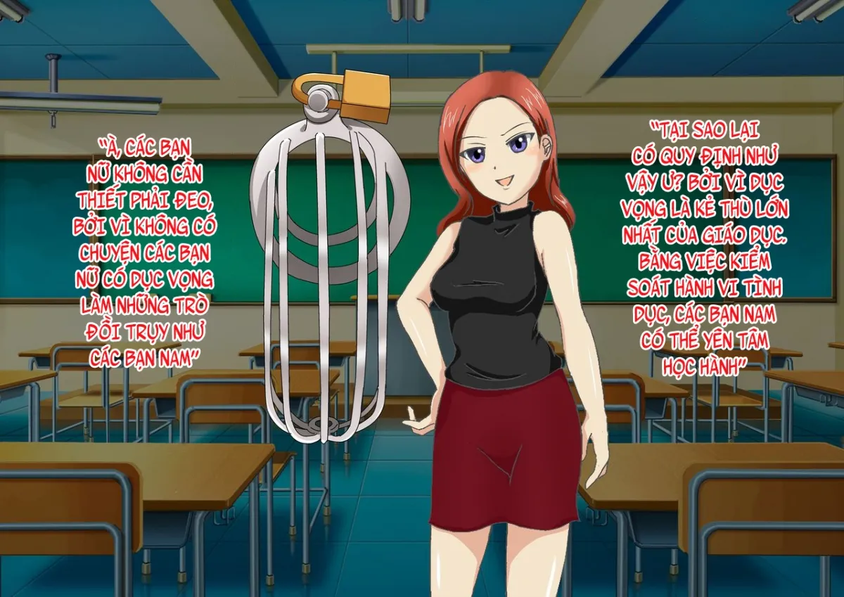 HentaiVN.net - Ảnh 18 - Class no Joshi ni Shasei Kanri Sareru Gakkou! - Chap 1