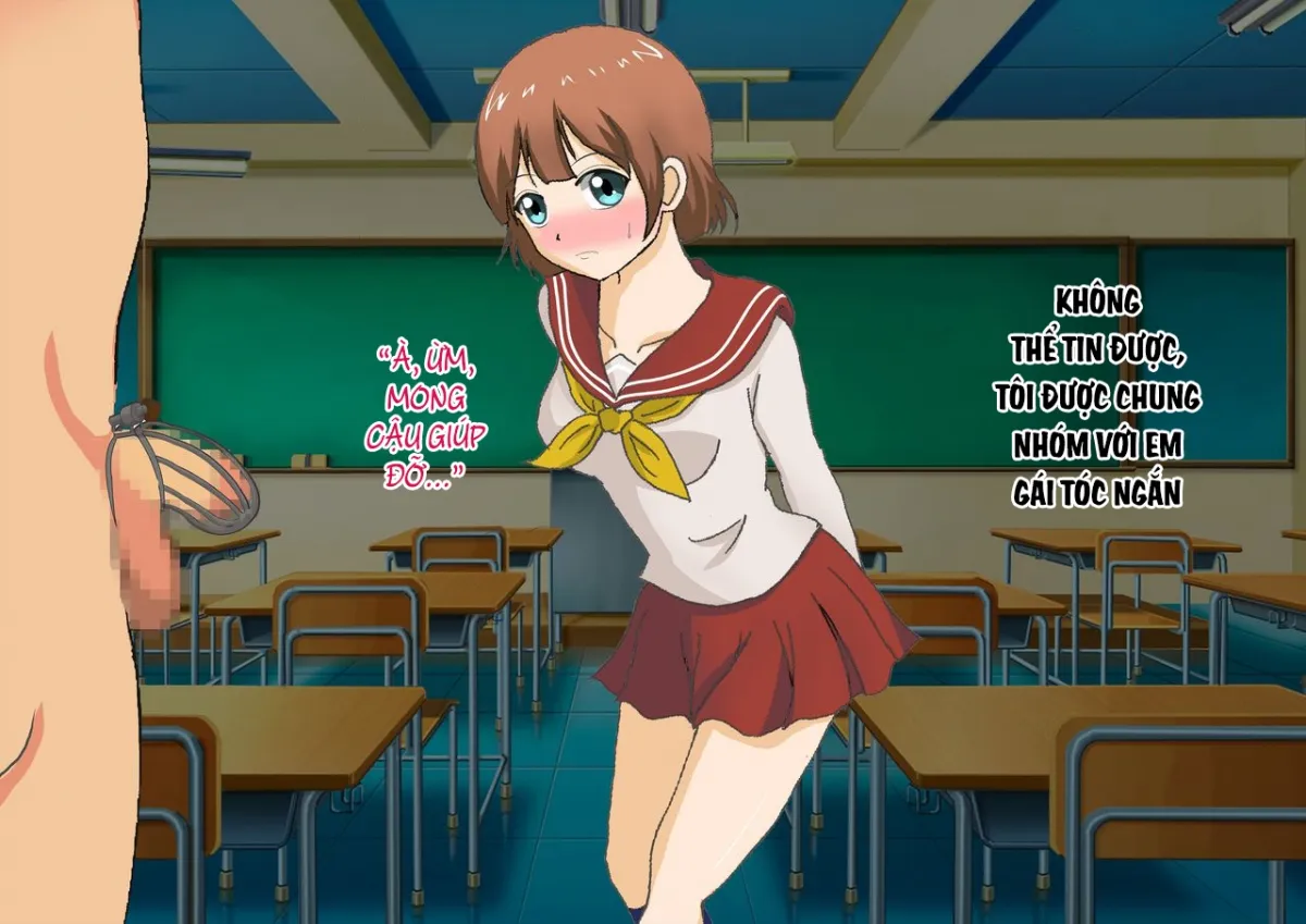 HentaiVN.net - Ảnh 19 - Class no Joshi ni Shasei Kanri Sareru Gakkou! - Chap 2