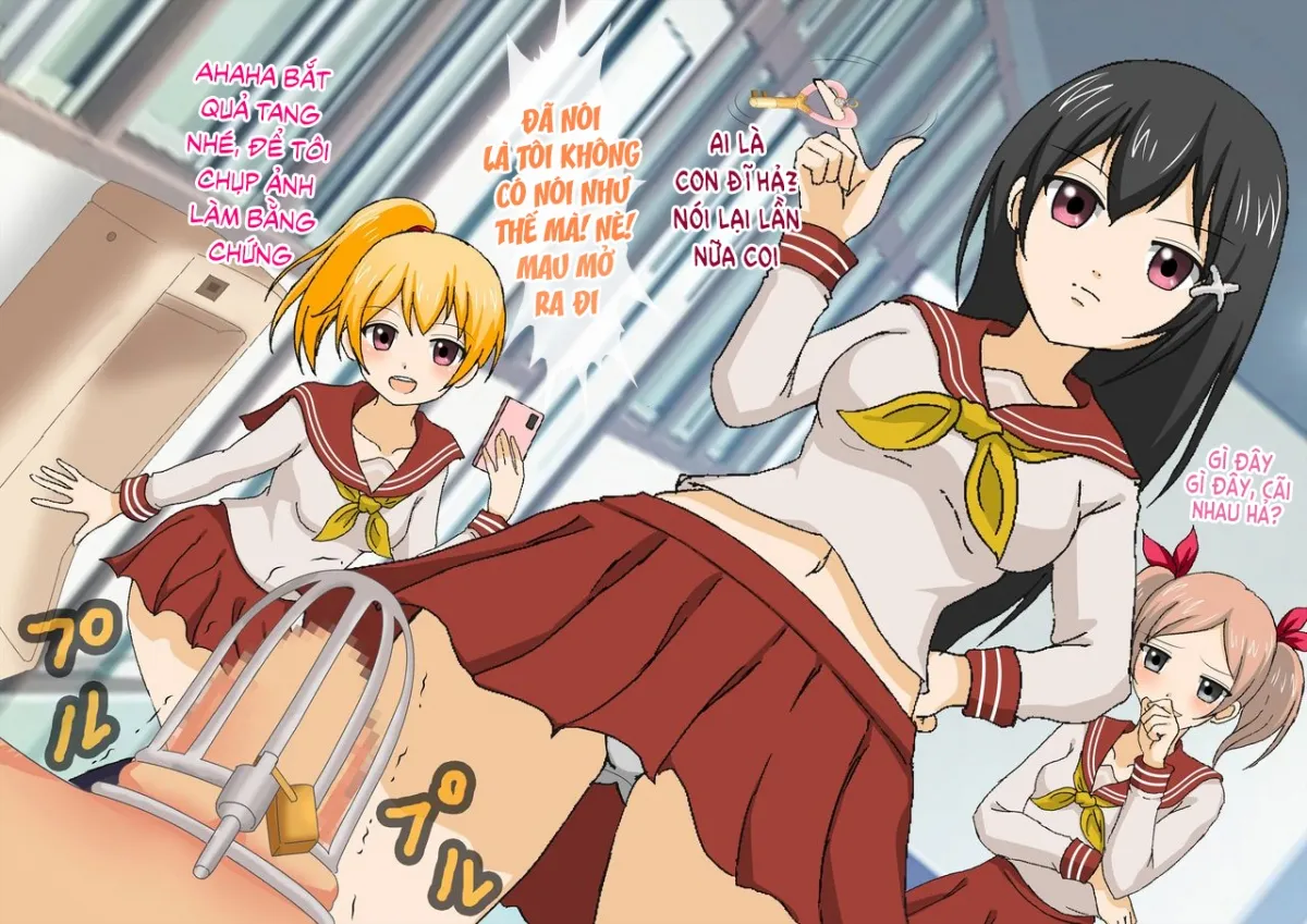 HentaiVN.net - Ảnh 20 - Class no Joshi ni Shasei Kanri Sareru Gakkou! - Chap 4