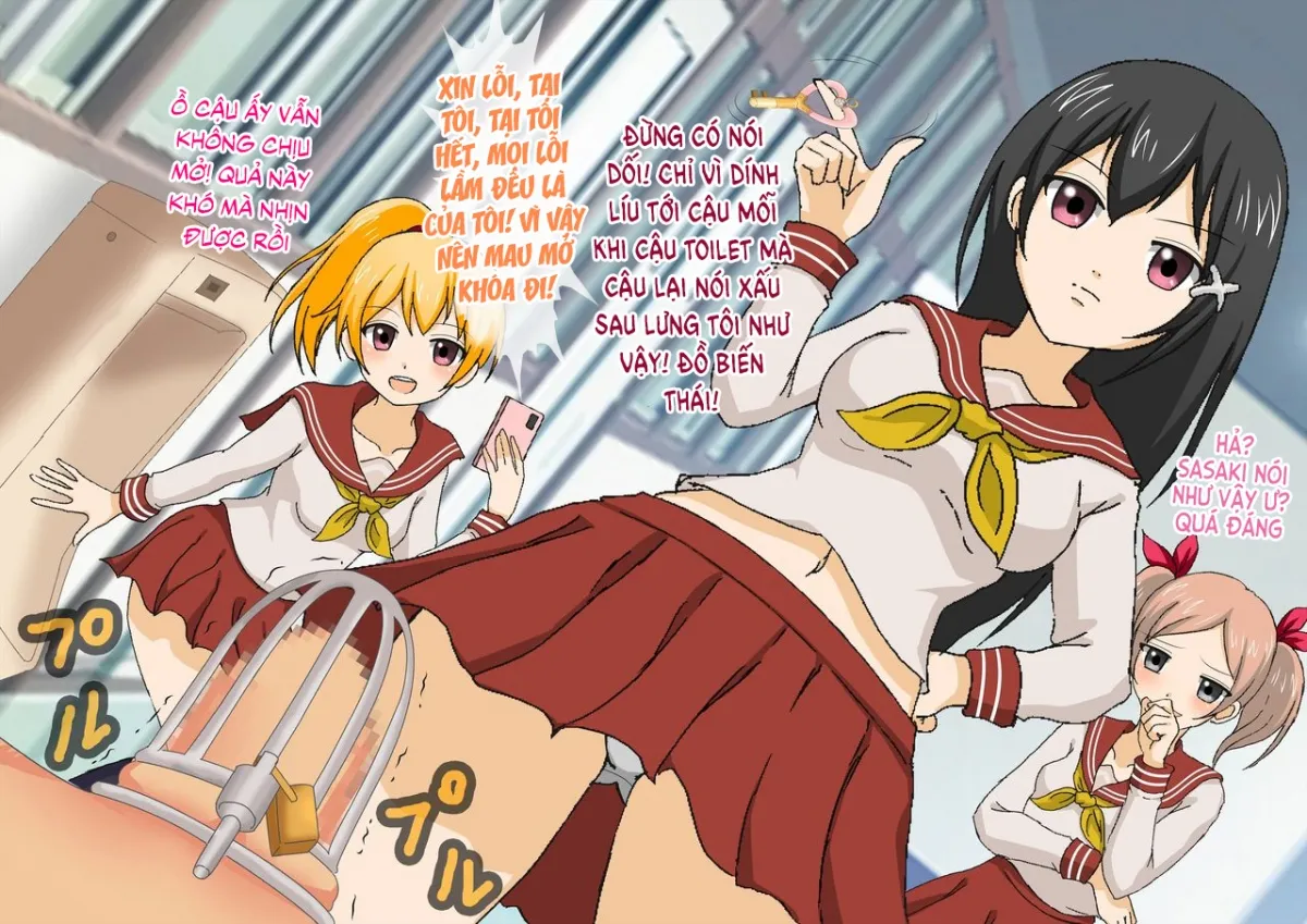 HentaiVN.net - Ảnh 21 - Class no Joshi ni Shasei Kanri Sareru Gakkou! - Chap 4