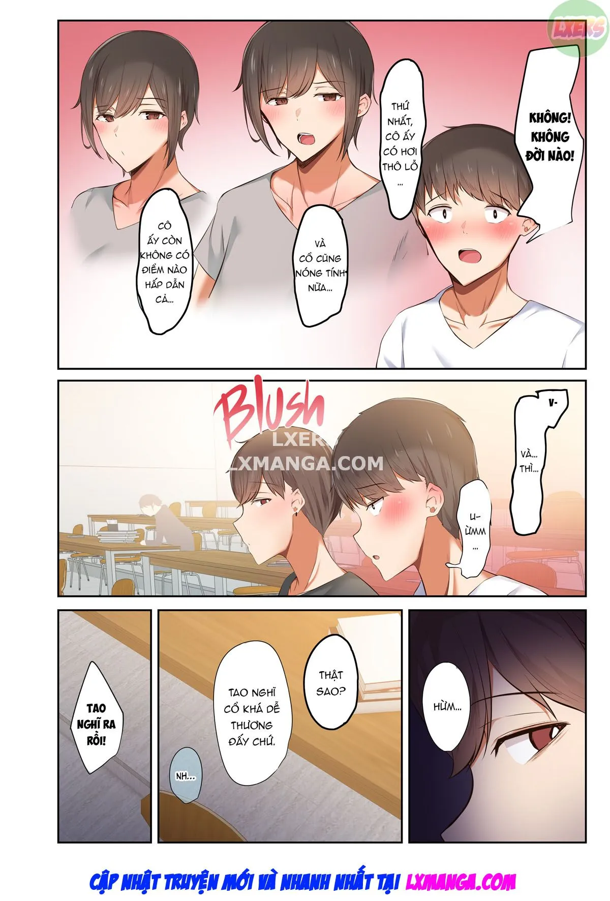 HentaiVN.net - Ảnh 12 - Otoko Tomodachi no Youna Ore no Osananajimi ga, Yarichin ni Yotte Mesu ni Saserareru Hanashi. - Chap 1