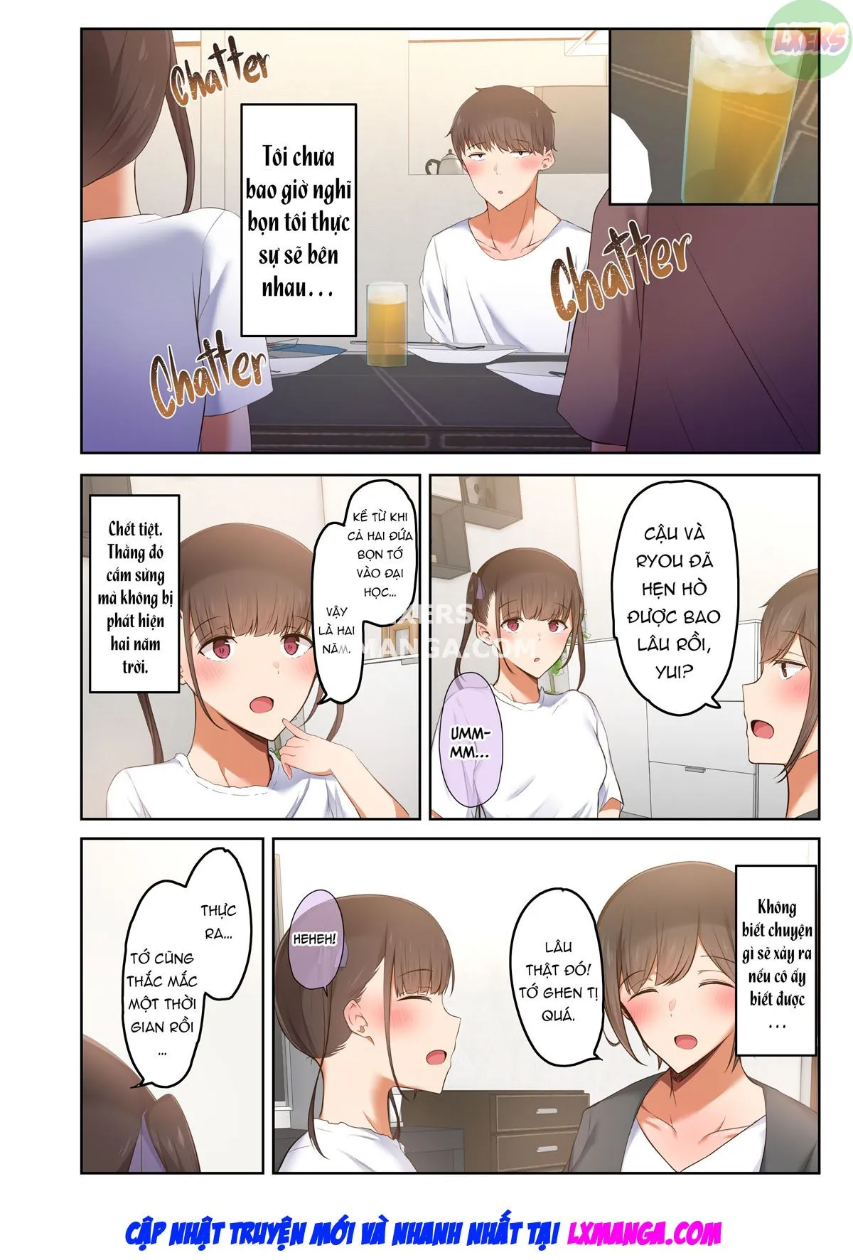 HentaiVN.net - Ảnh 16 - Otoko Tomodachi no Youna Ore no Osananajimi ga, Yarichin ni Yotte Mesu ni Saserareru Hanashi. - Chap 1