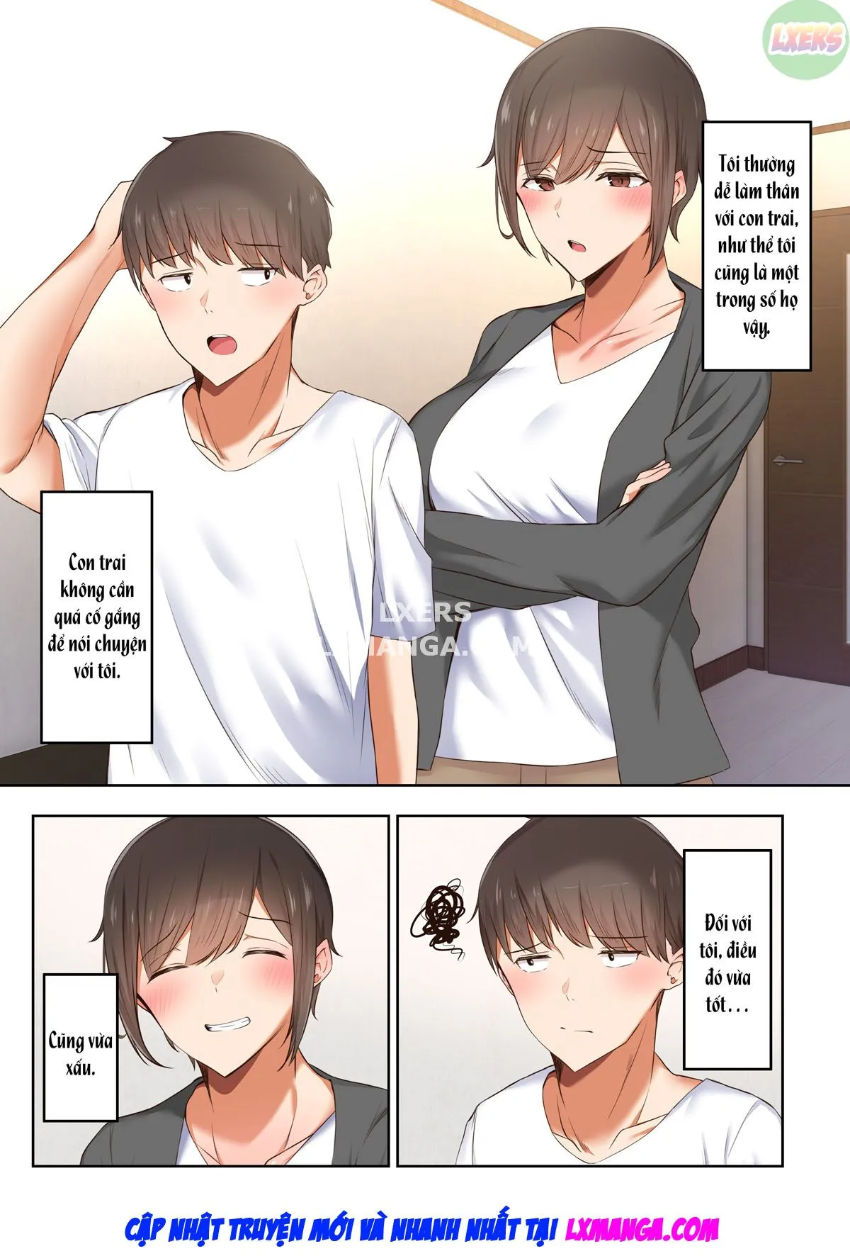 HentaiVN.net - Ảnh 5 - Otoko Tomodachi no Youna Ore no Osananajimi ga, Yarichin ni Yotte Mesu ni Saserareru Hanashi. - Chap 1