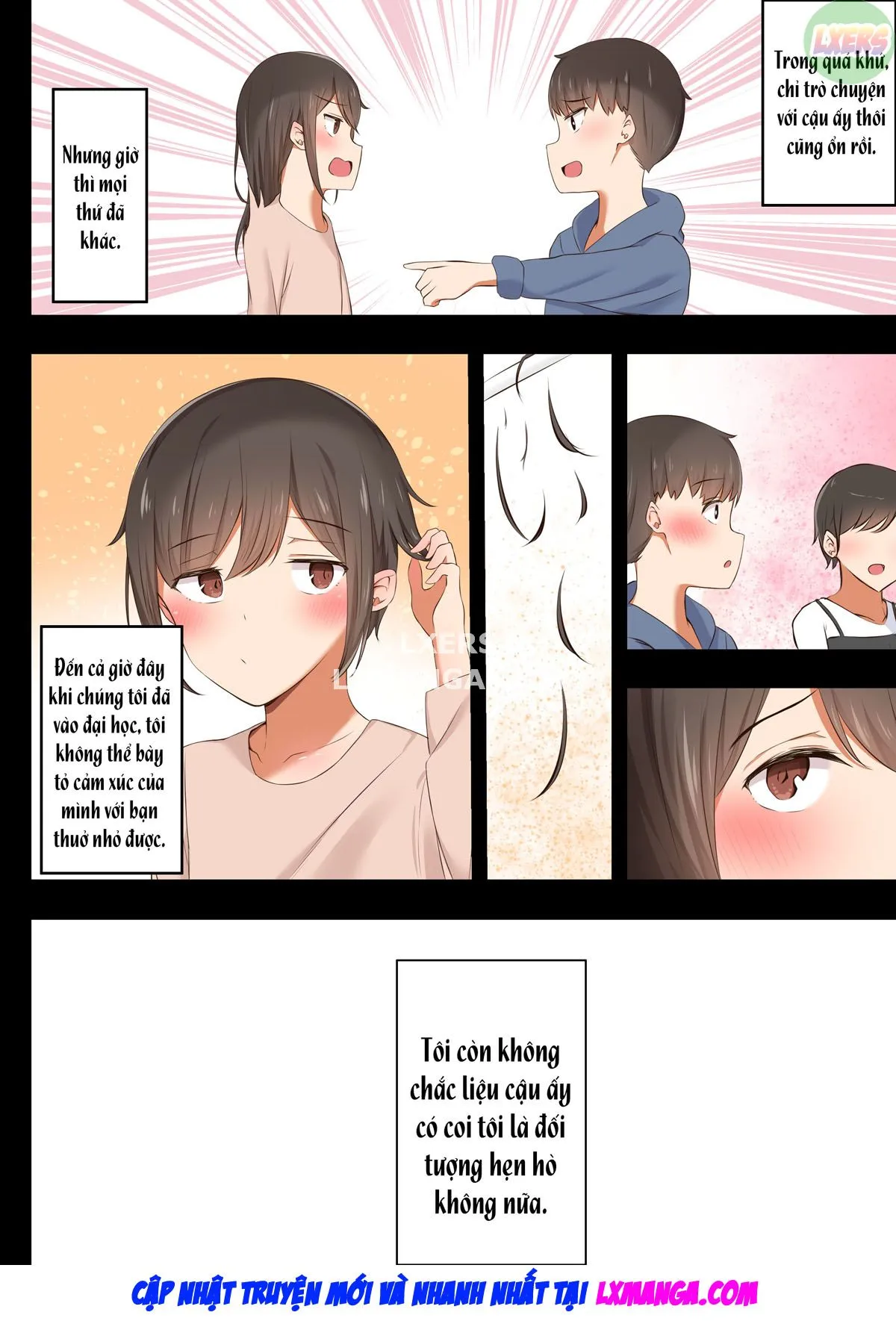 HentaiVN.net - Ảnh 6 - Otoko Tomodachi no Youna Ore no Osananajimi ga, Yarichin ni Yotte Mesu ni Saserareru Hanashi. - Chap 1