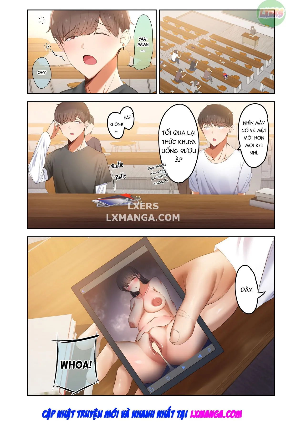 HentaiVN.net - Ảnh 8 - Otoko Tomodachi no Youna Ore no Osananajimi ga, Yarichin ni Yotte Mesu ni Saserareru Hanashi. - Chap 1