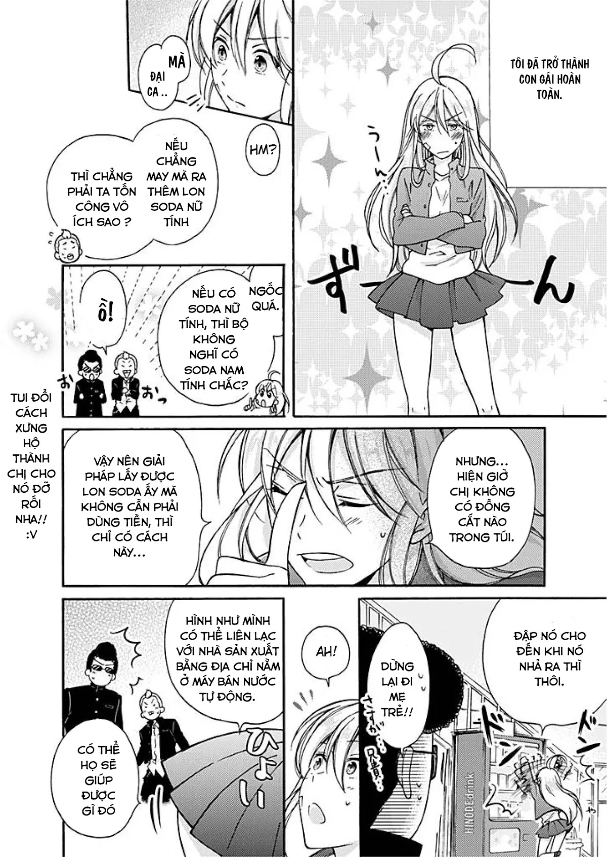 HentaiVN.net - Ảnh 3 - Nyotaika Yankee Gakuen [Ore no Hajimete, Nerawaretemasu.; Nyotaika Yankee Gakuen ☆ Ore no Hajimete, Nerawaretemasu. Alternative : Genderbender Yankee School ☆] - Chap 2