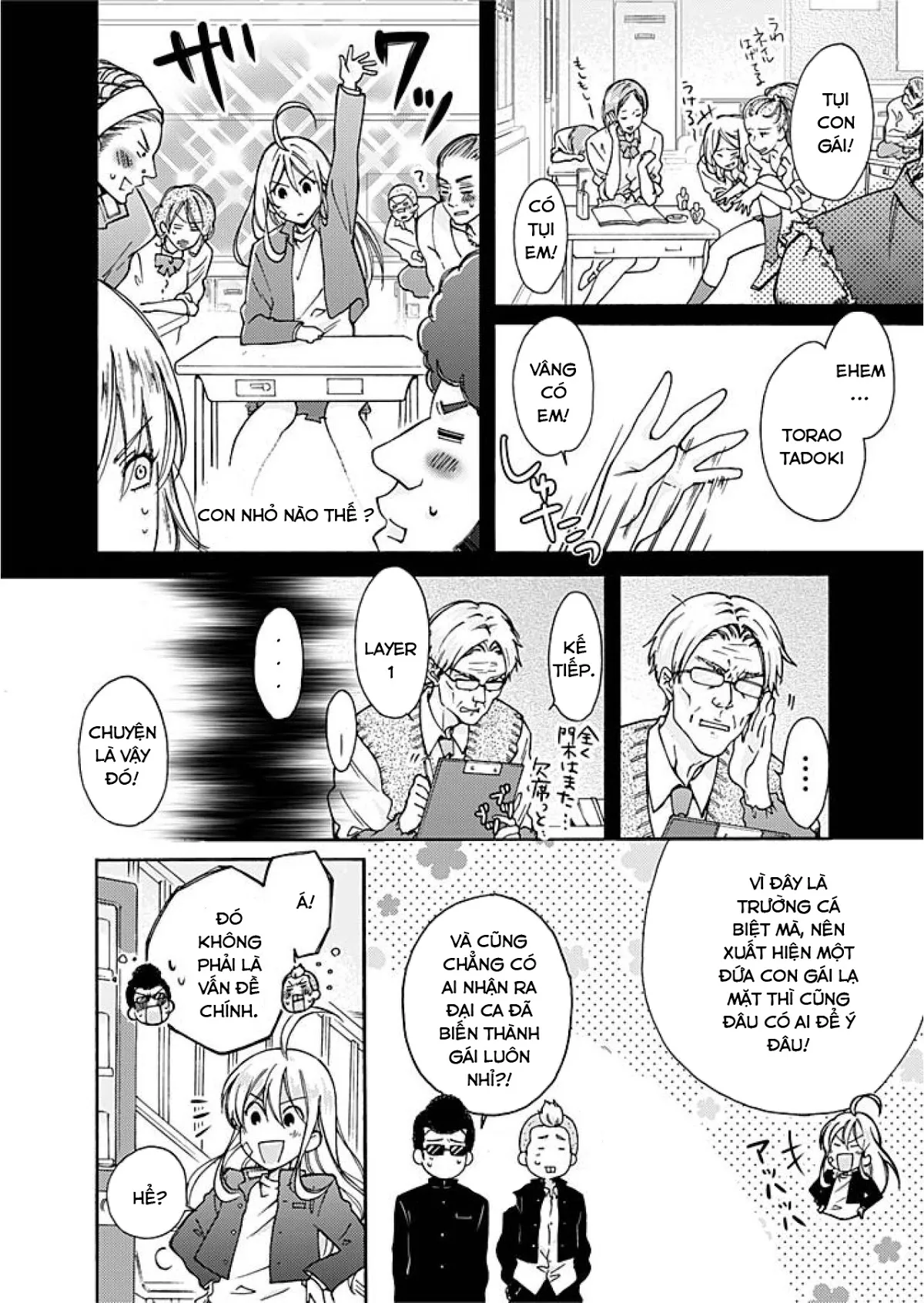 HentaiVN.net - Ảnh 5 - Nyotaika Yankee Gakuen [Ore no Hajimete, Nerawaretemasu.; Nyotaika Yankee Gakuen ☆ Ore no Hajimete, Nerawaretemasu. Alternative : Genderbender Yankee School ☆] - Chap 2