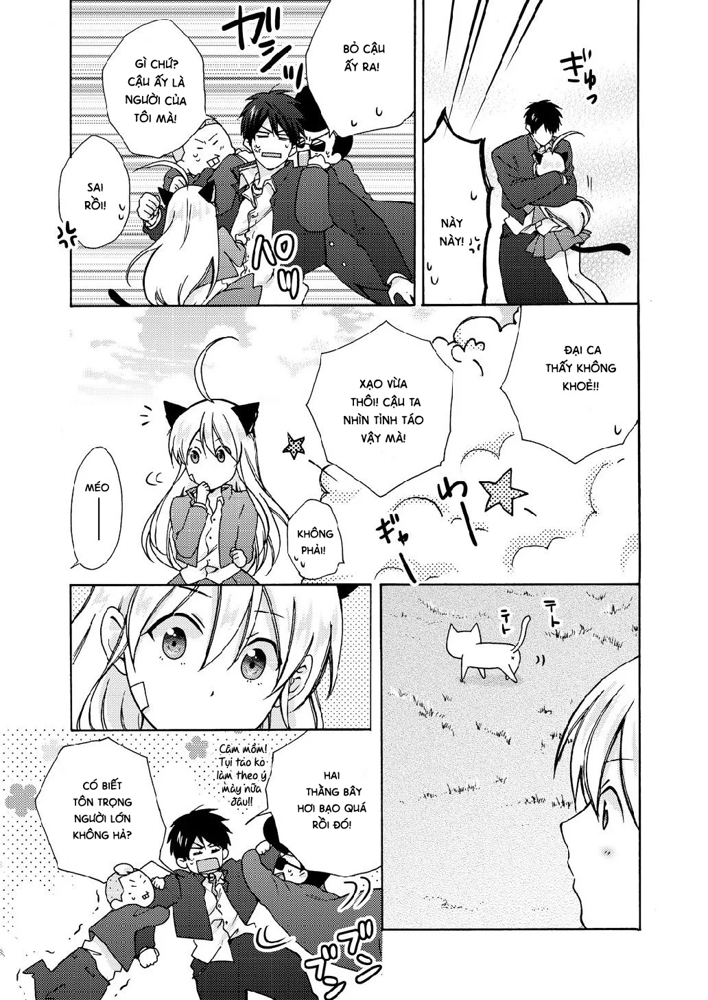 HentaiVN.net - Ảnh 12 - Nyotaika Yankee Gakuen [Ore no Hajimete, Nerawaretemasu.; Nyotaika Yankee Gakuen ☆ Ore no Hajimete, Nerawaretemasu. Alternative : Genderbender Yankee School ☆] - Chap 10: Biến thành mèo