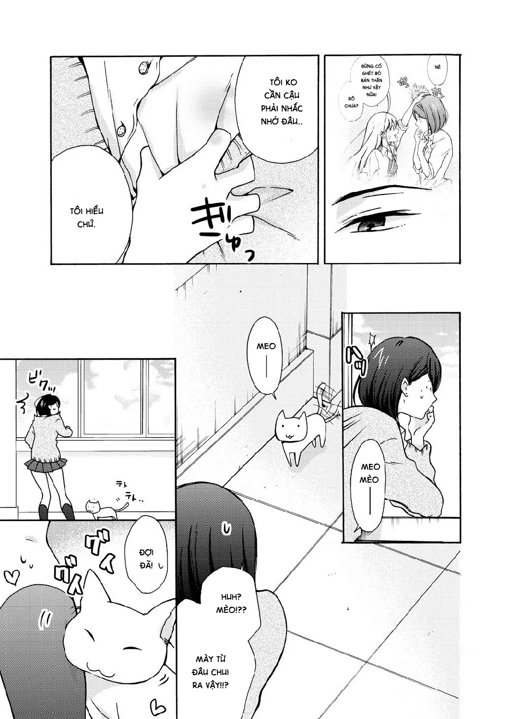 HentaiVN.net - Ảnh 14 - Nyotaika Yankee Gakuen [Ore no Hajimete, Nerawaretemasu.; Nyotaika Yankee Gakuen ☆ Ore no Hajimete, Nerawaretemasu. Alternative : Genderbender Yankee School ☆] - Chap 10: Biến thành mèo