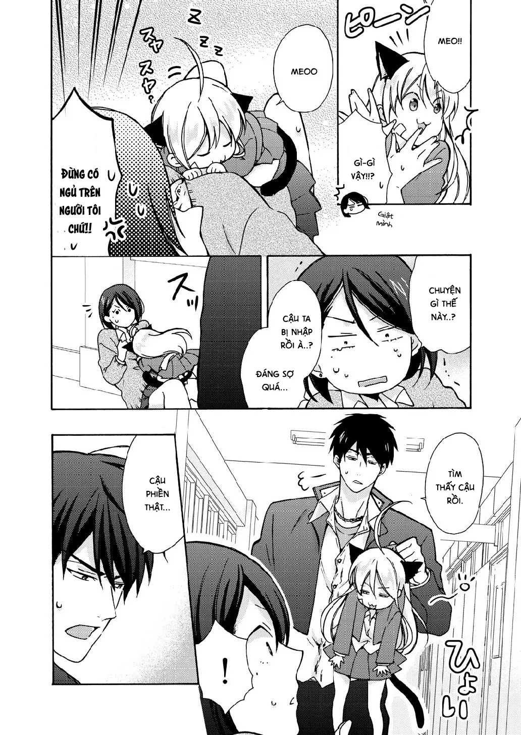 HentaiVN.net - Ảnh 17 - Nyotaika Yankee Gakuen [Ore no Hajimete, Nerawaretemasu.; Nyotaika Yankee Gakuen ☆ Ore no Hajimete, Nerawaretemasu. Alternative : Genderbender Yankee School ☆] - Chap 10: Biến thành mèo