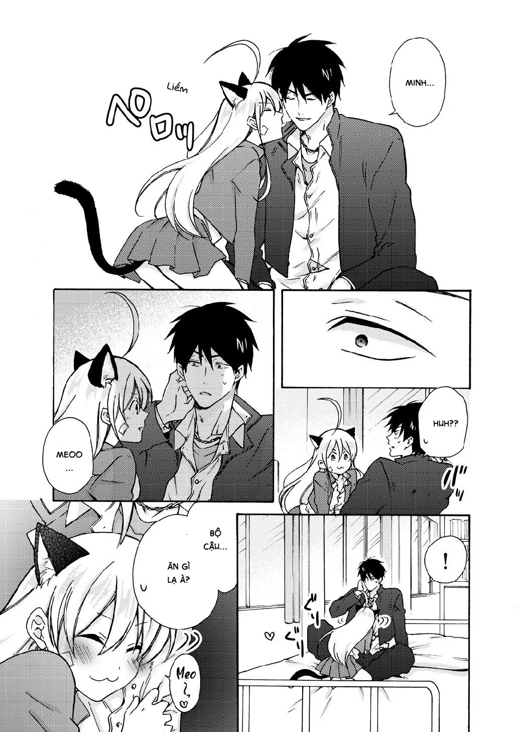 HentaiVN.net - Ảnh 24 - Nyotaika Yankee Gakuen [Ore no Hajimete, Nerawaretemasu.; Nyotaika Yankee Gakuen ☆ Ore no Hajimete, Nerawaretemasu. Alternative : Genderbender Yankee School ☆] - Chap 10: Biến thành mèo