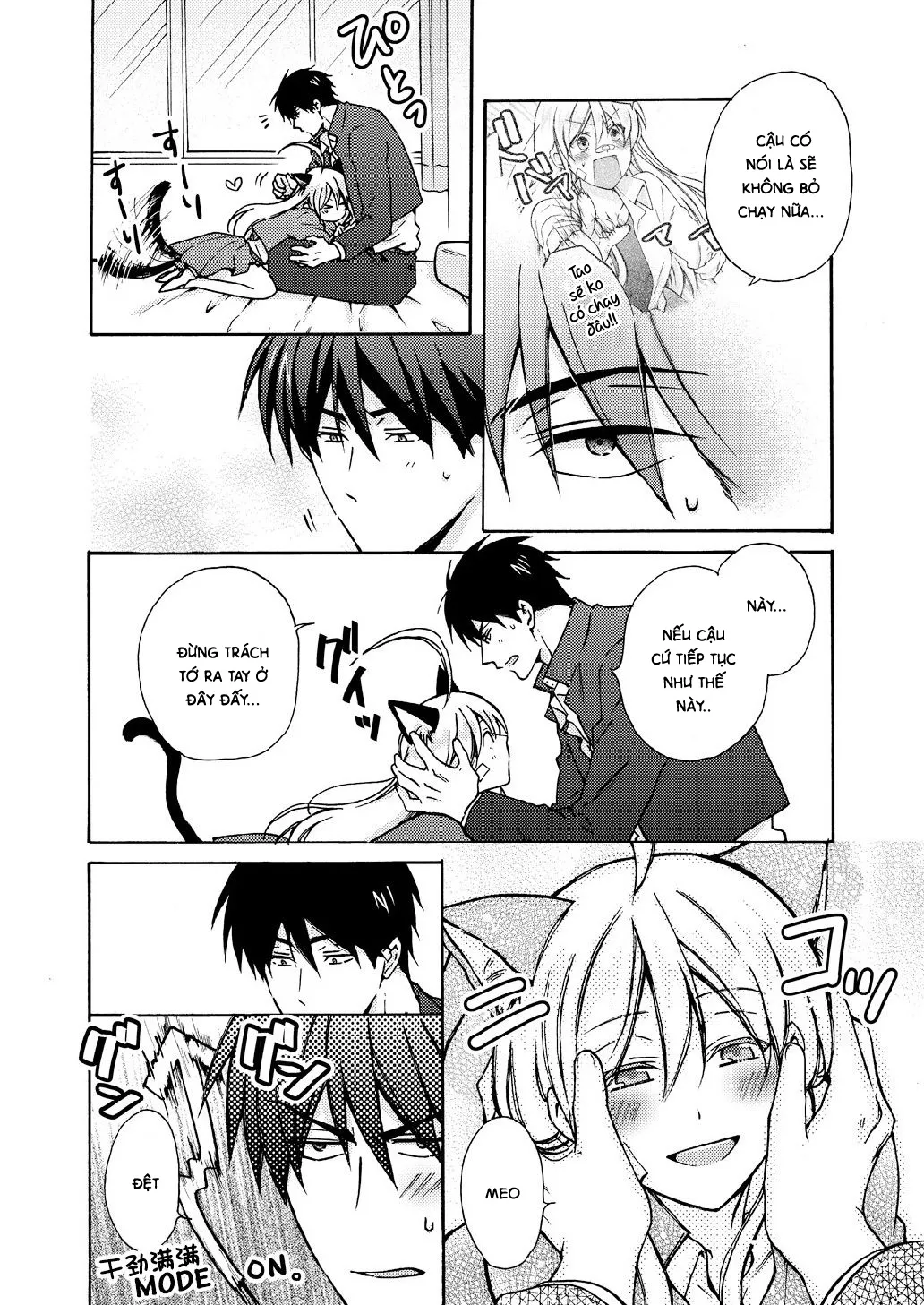 HentaiVN.net - Ảnh 25 - Nyotaika Yankee Gakuen [Ore no Hajimete, Nerawaretemasu.; Nyotaika Yankee Gakuen ☆ Ore no Hajimete, Nerawaretemasu. Alternative : Genderbender Yankee School ☆] - Chap 10: Biến thành mèo