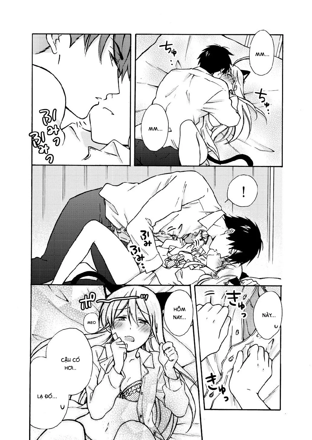 HentaiVN.net - Ảnh 27 - Nyotaika Yankee Gakuen [Ore no Hajimete, Nerawaretemasu.; Nyotaika Yankee Gakuen ☆ Ore no Hajimete, Nerawaretemasu. Alternative : Genderbender Yankee School ☆] - Chap 10: Biến thành mèo